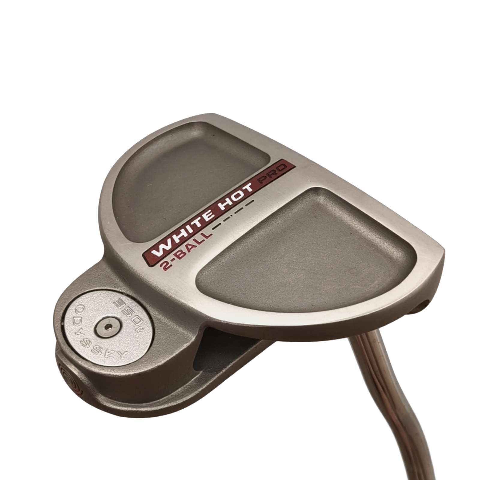 Odyssey White Hot Pro 2-Ball Putter / 35" [model:birefnet-general] [bg:handrolled]
