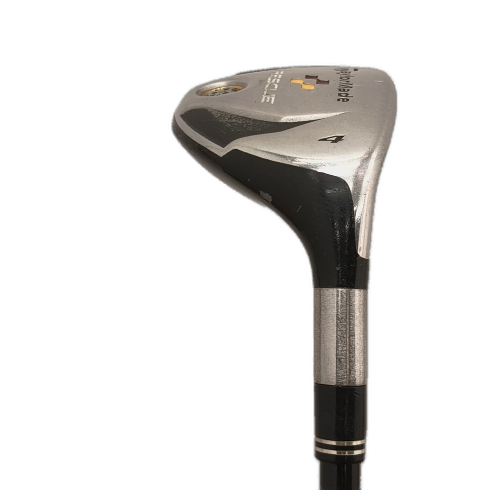 TaylorMade Rescue Hybrid / Flex Stiff / #4/22 [model:silueta] [bg:handrolled]