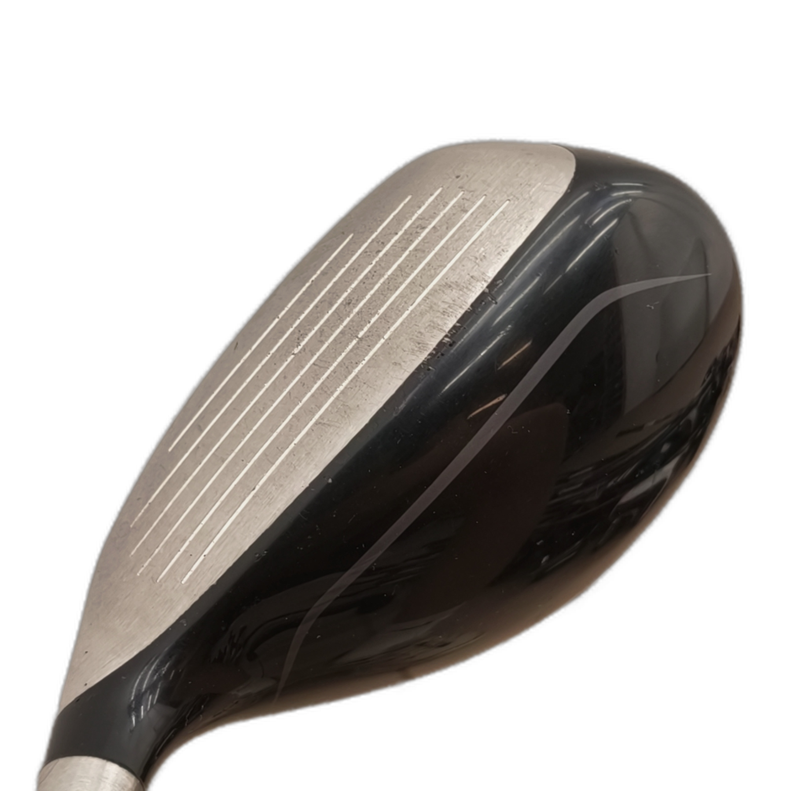 TaylorMade Rescue Hybrid / Flex Stiff / #4/22 [model:silueta] [bg:handrolled]