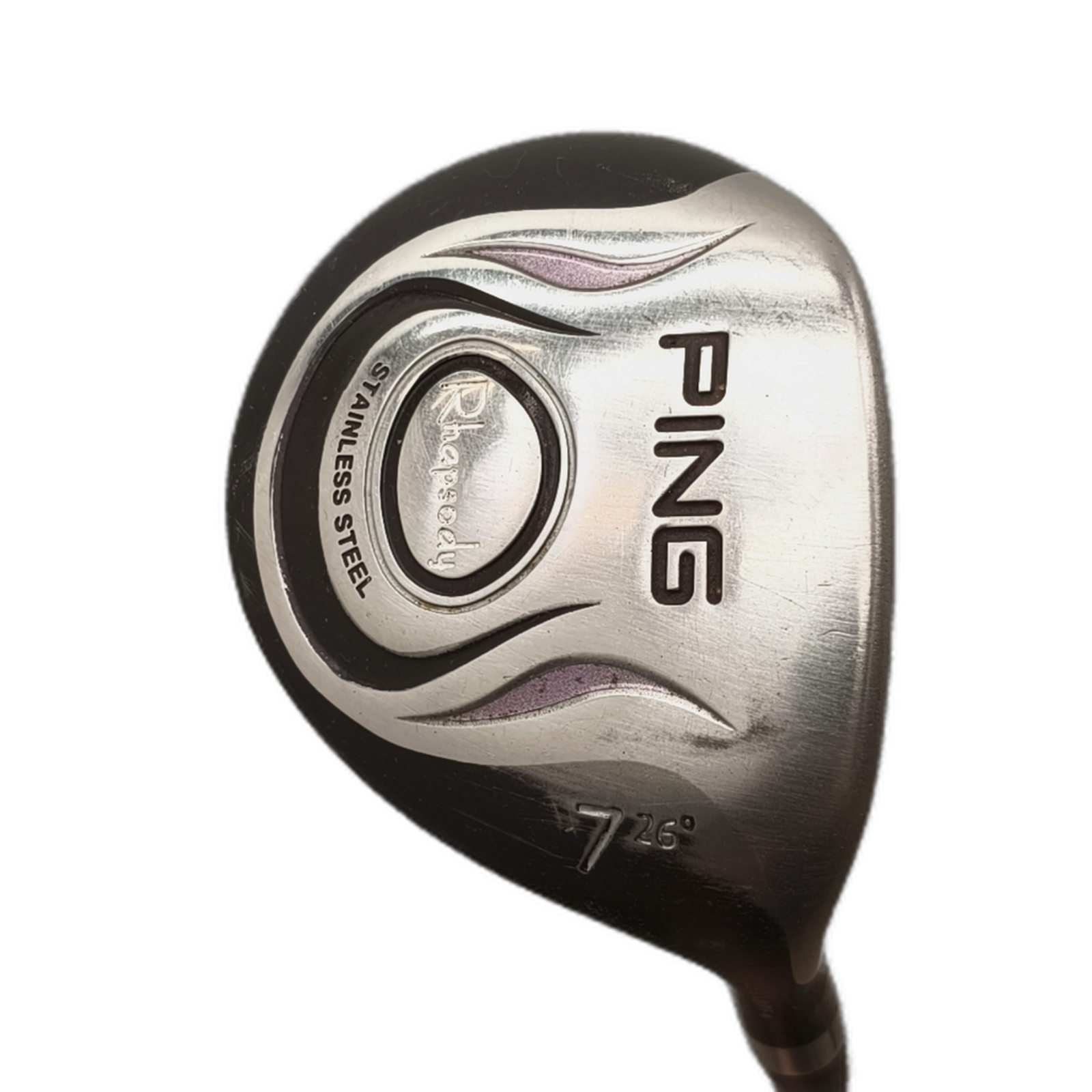 PING Rhapsody Fairway Wood / Flex Ladies / #7/26 [model:silueta] [bg:handrolled]
