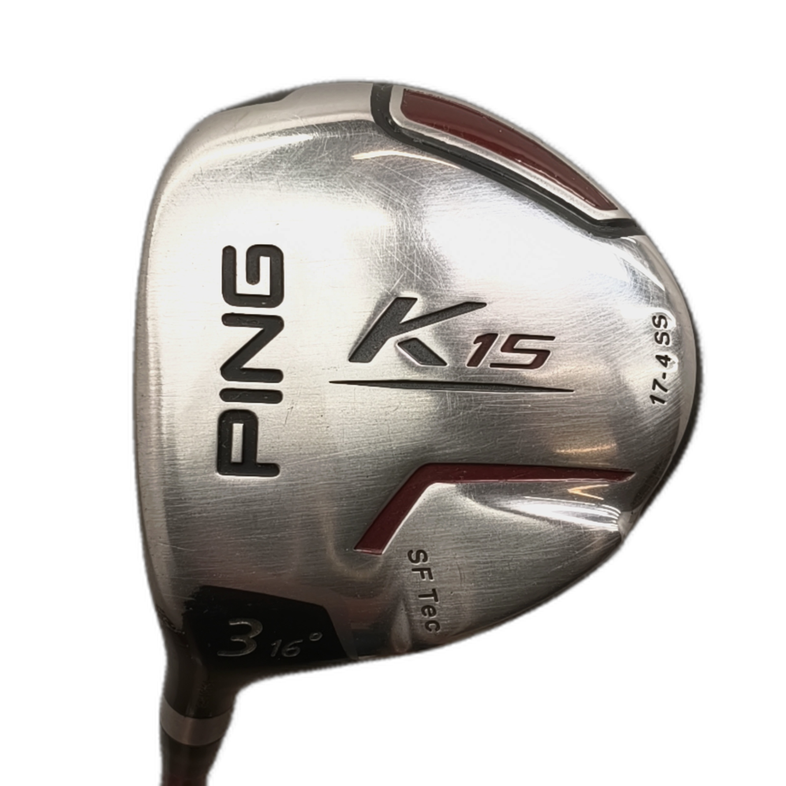 Linkshand PING K15 Fairway Wood / Flex Regular / #3/16 [model:silueta] [bg:handrolled]