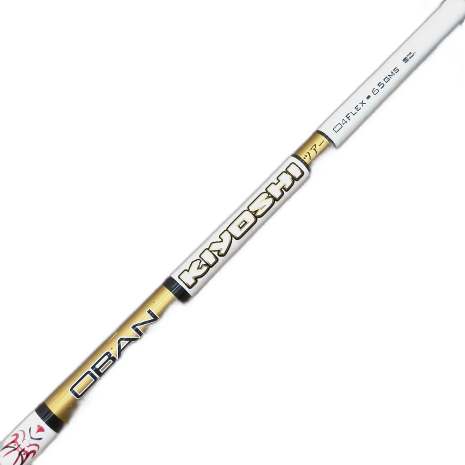 OBAN Kiyoshi White Driver Skaft / Flex Stiff / Titleist 2nd Gen [model:silueta] [bg:handrolled]
