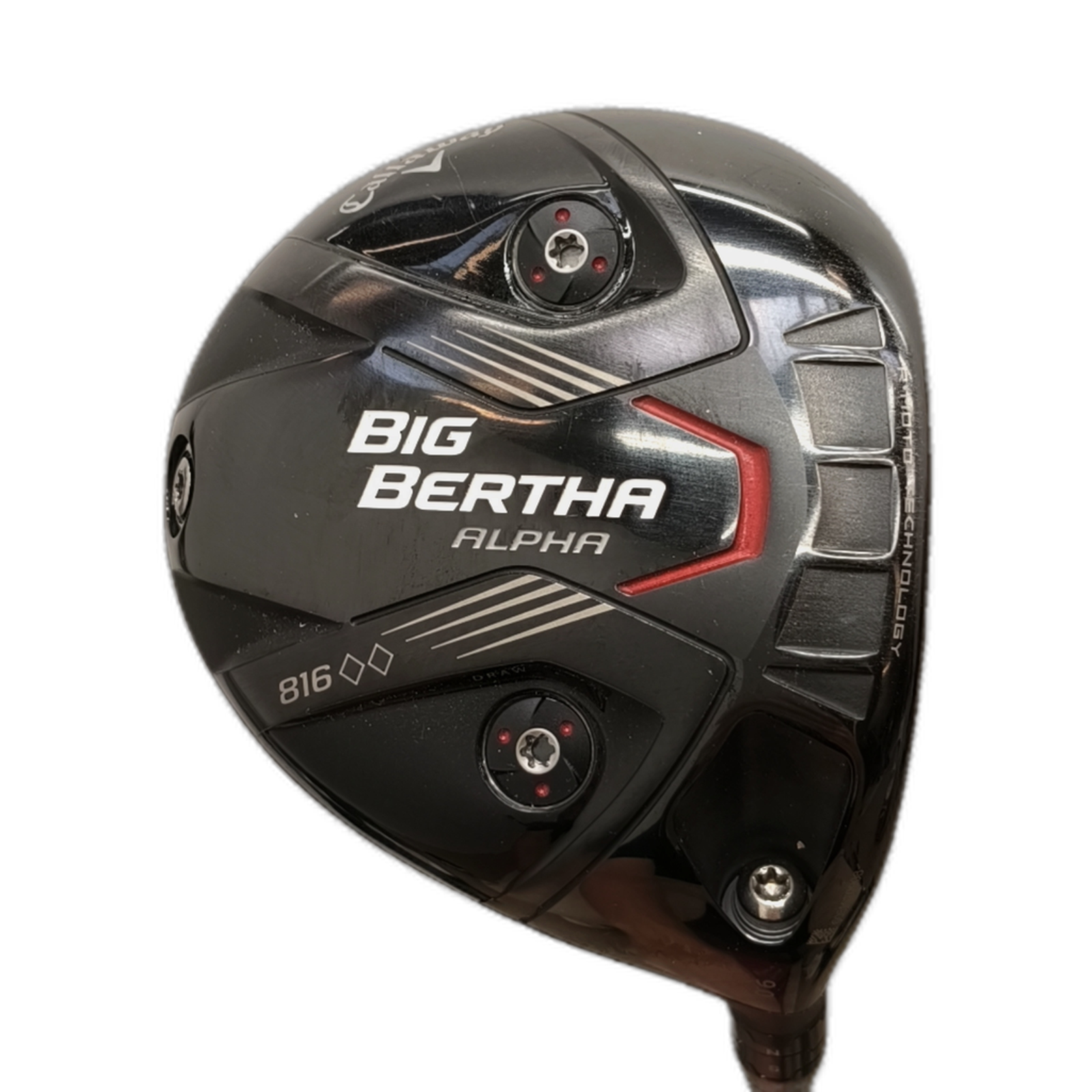 Callaway Big Bertha Alpha 816 Driver / Flex Stiff / Loft 9 [model:silueta] [bg:handrolled]