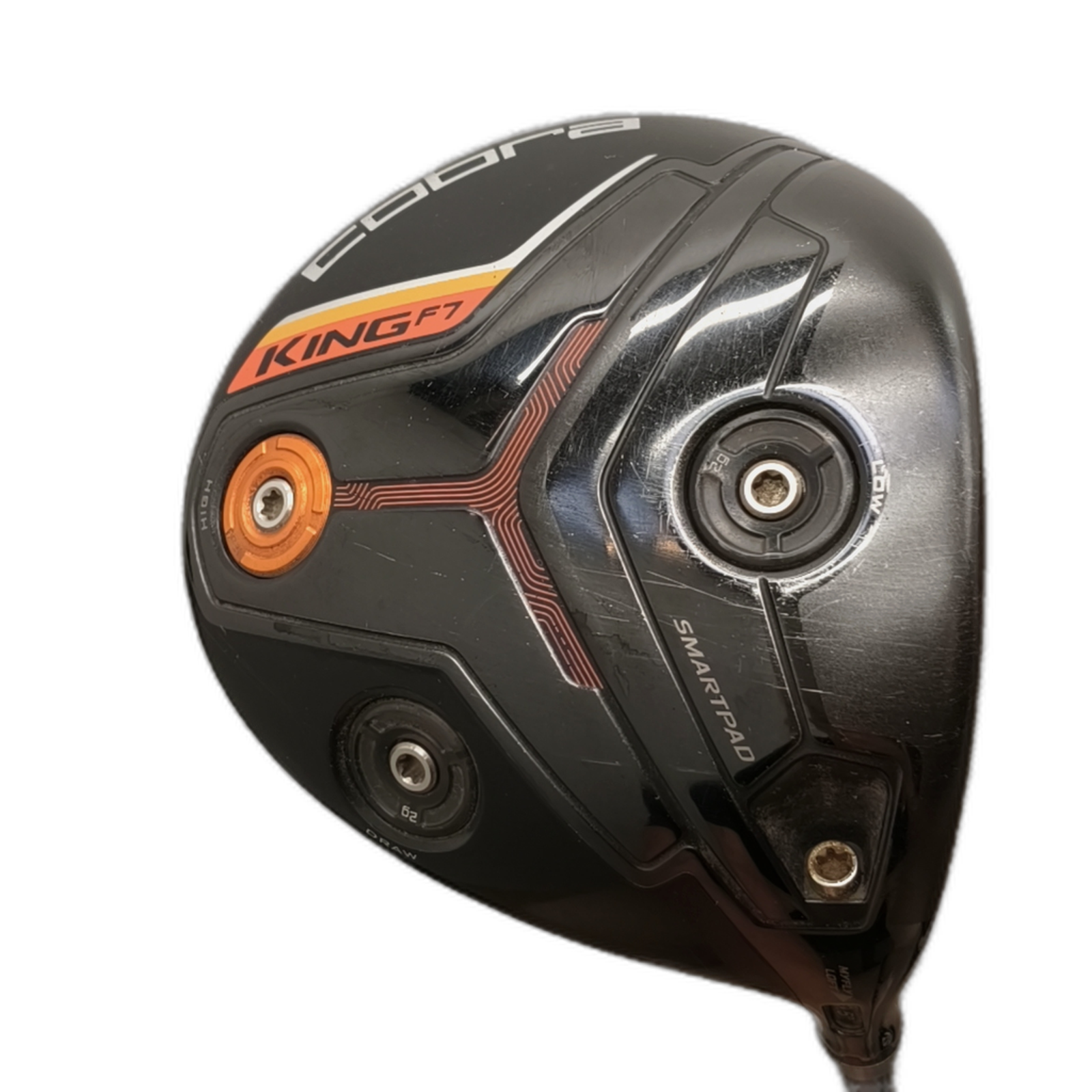 Cobra King F7 Driver / Flex Regular / Loft 9.5 [model:silueta] [bg:handrolled]