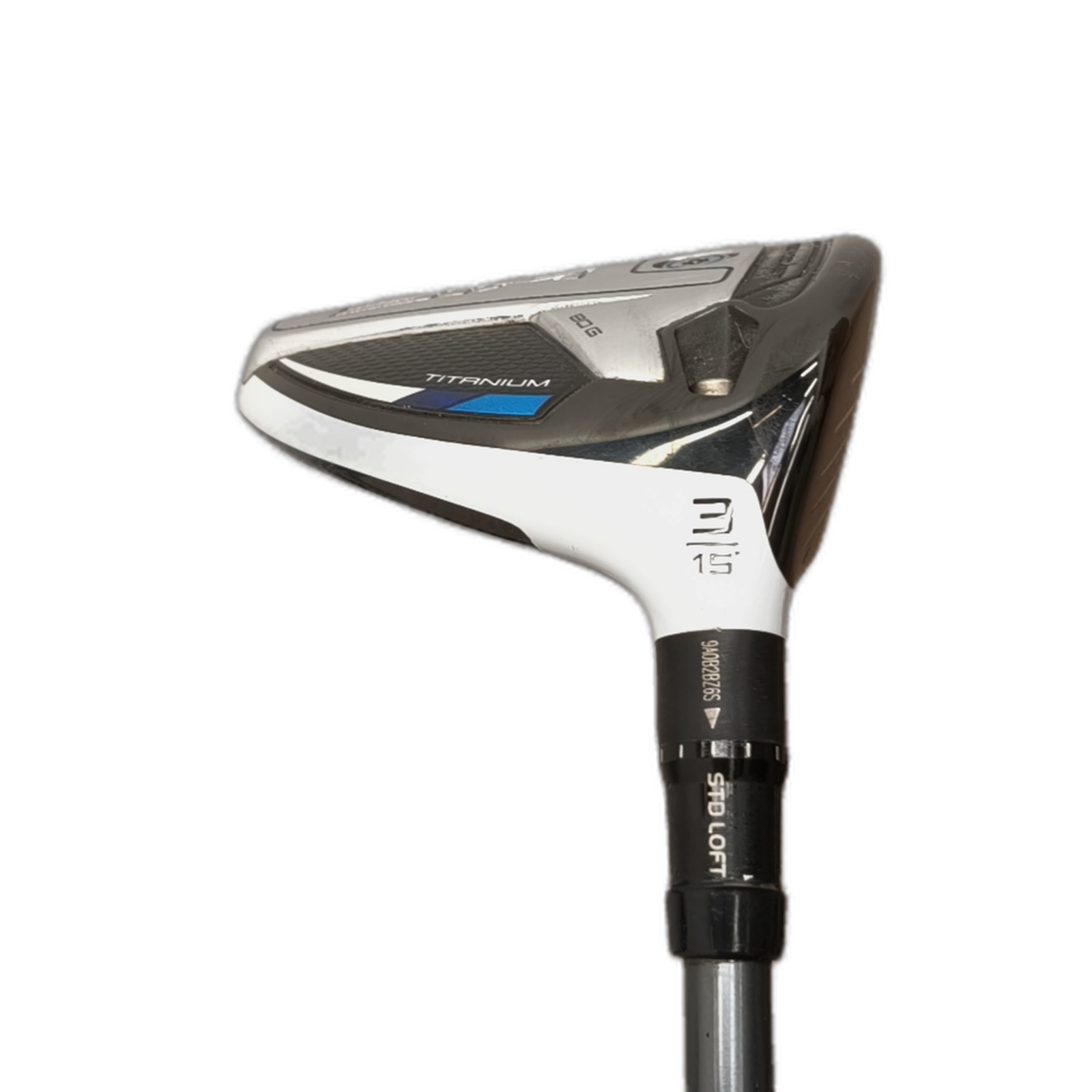 TaylorMade SIM Titanium Fairway Wood / Flex Regular / #3/15 [model:silueta] [bg:handrolled]