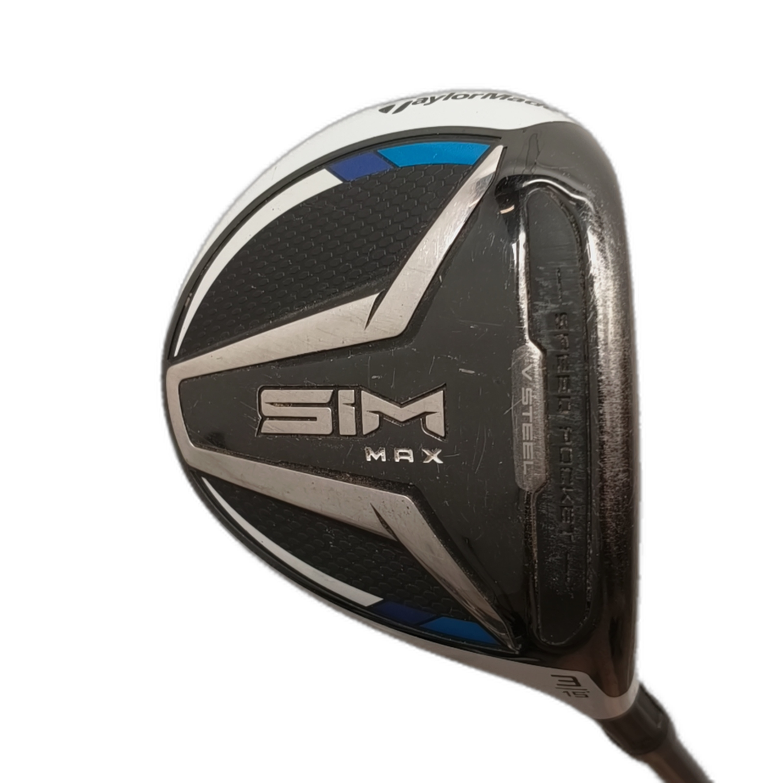 TaylorMade SIM Max Fairway Wood / Flex Regular / #3/15 [model:silueta] [bg:handrolled]