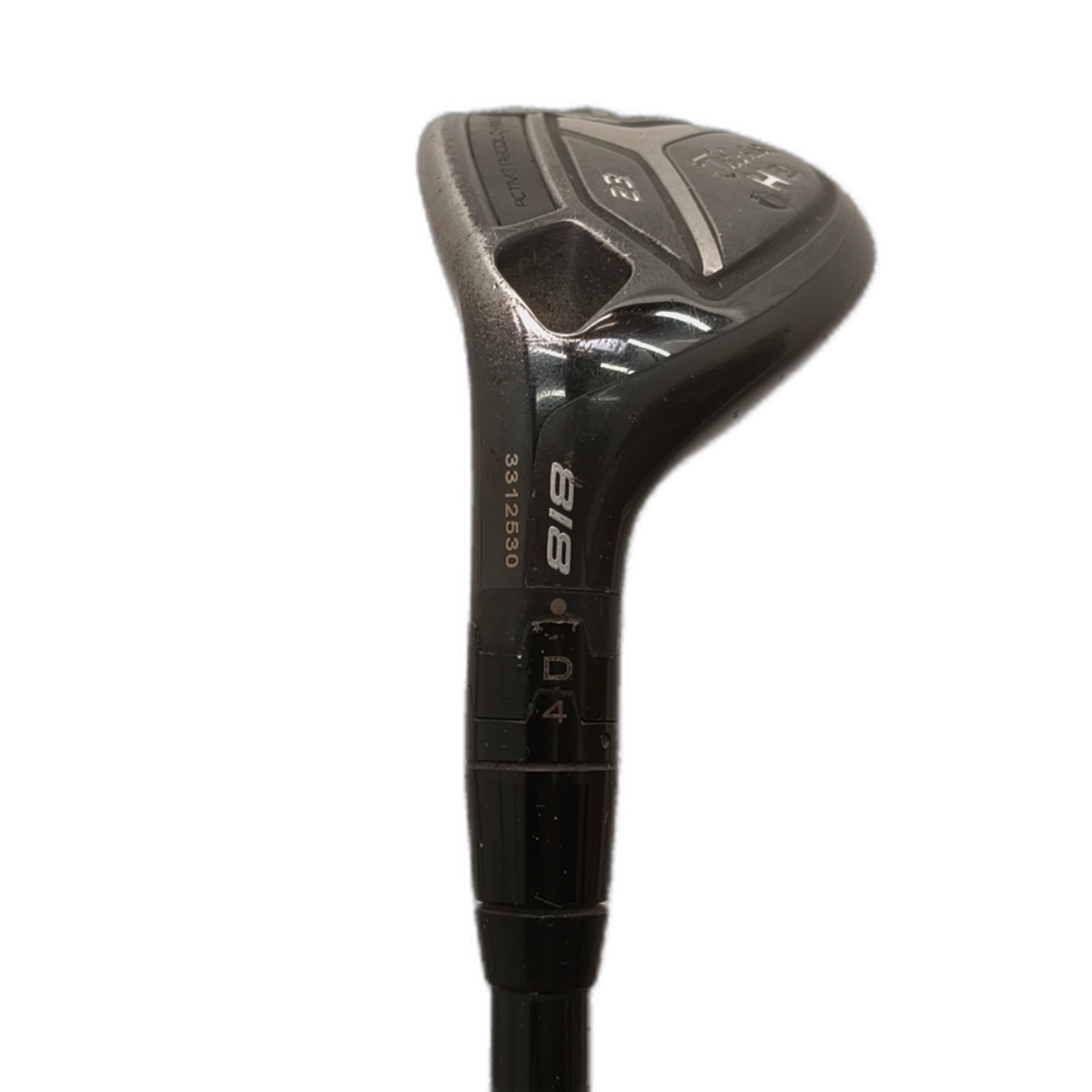Venstre Titleist H2 818 Hybrid / Flex Stiff / #5/23 [model:silueta] [bg:handrolled]