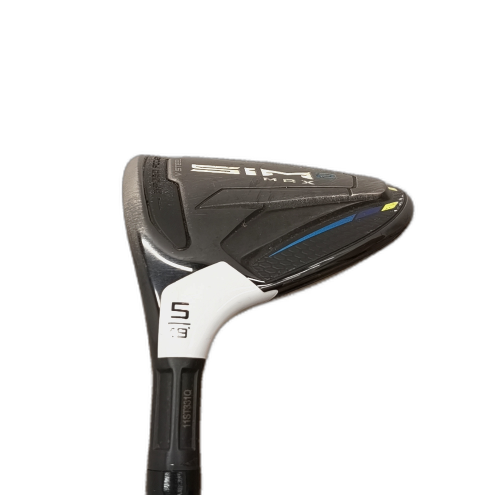 Left TaylorMade Sim 2 Max Fairway Wood / Flex Stiff / #5/18 [model:silueta] [bg:handrolled]
