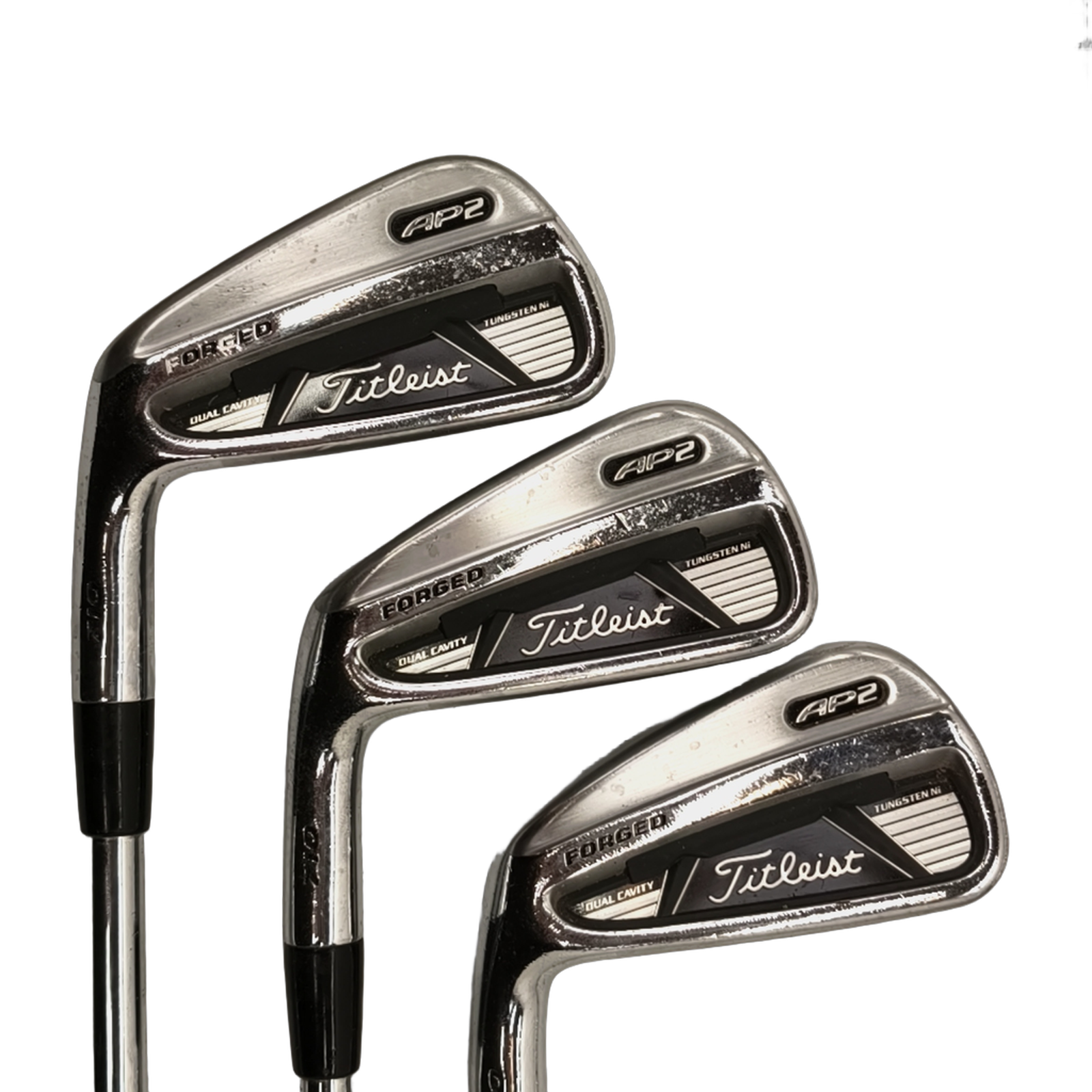 Venstre Titleist AP2 710 Forged Jernsæt / 4-9i / Flex Stiff / Stål [model:birefnet-general] [bg:handrolled]