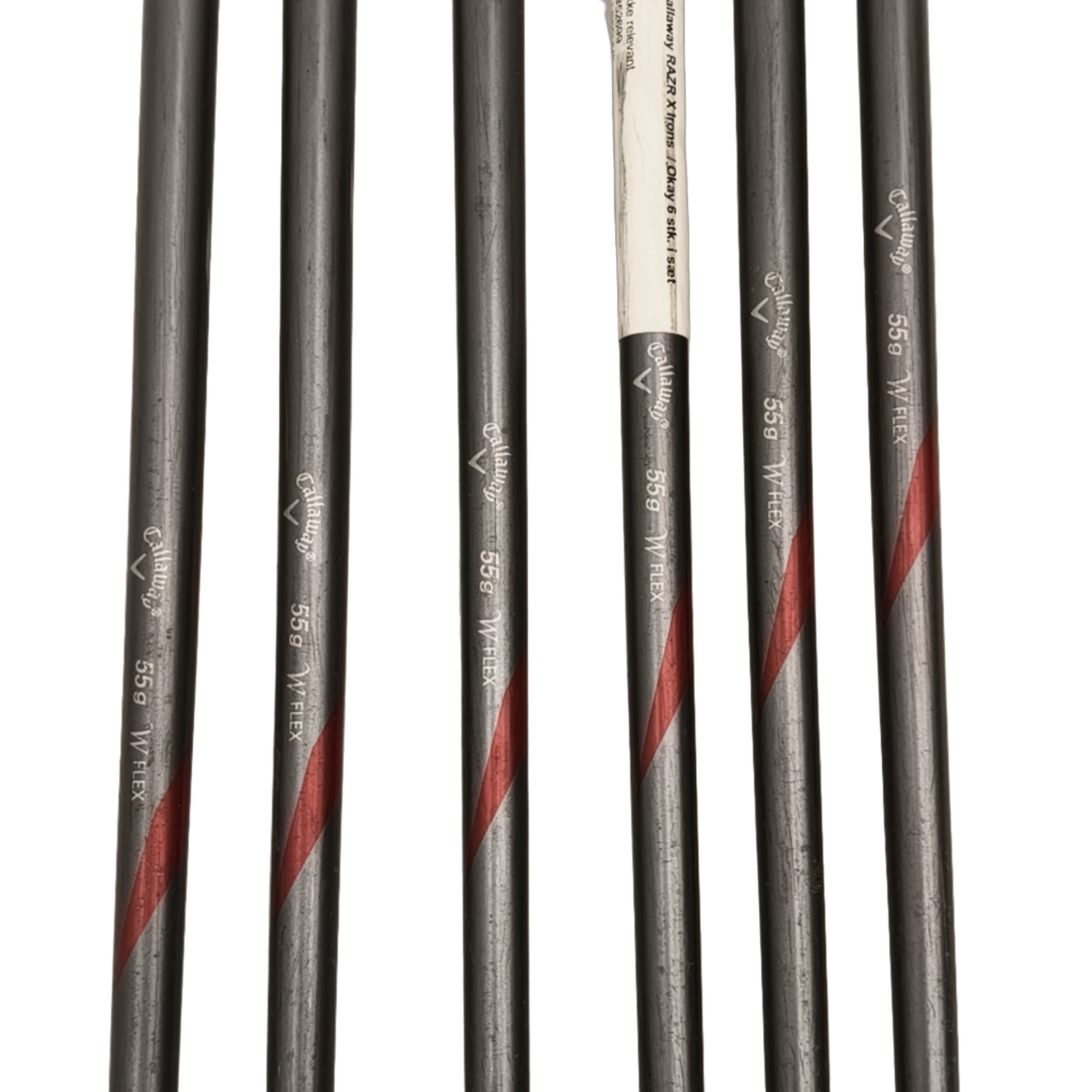 Venstre Callaway RAZR Jernsæt / 5-PW / Flex Ladies / Grafit [model:birefnet-general] [bg:handrolled]