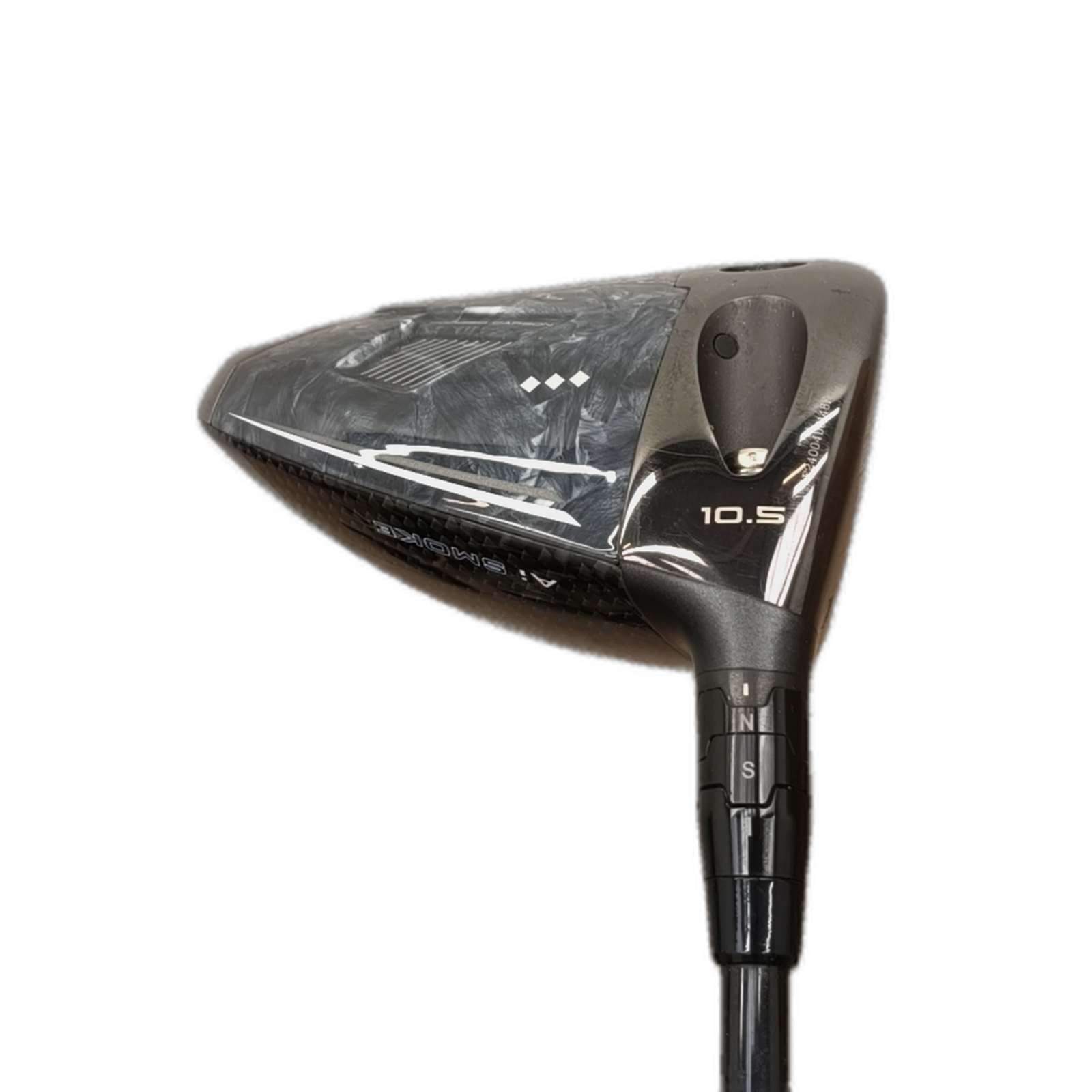 Callaway AI Smoke Triple Diamond Driver / Flex Stiff / Loft 10.5 [model:silueta] [bg:handrolled]