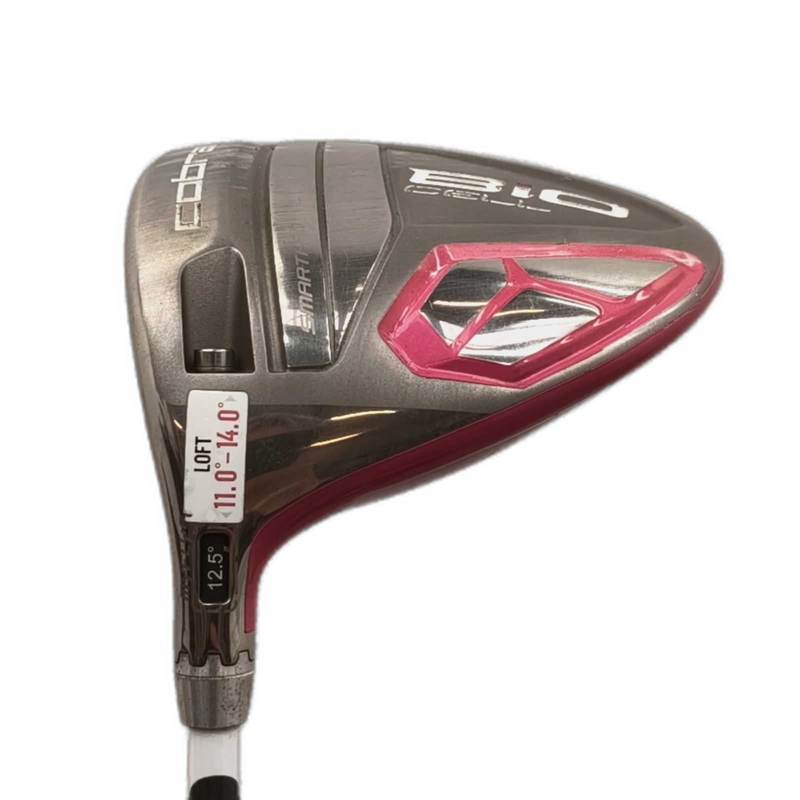 Venstre Cobra Biocell Pink Driver / Flex Ladies / Loft 12.5 [model:silueta] [bg:handrolled]