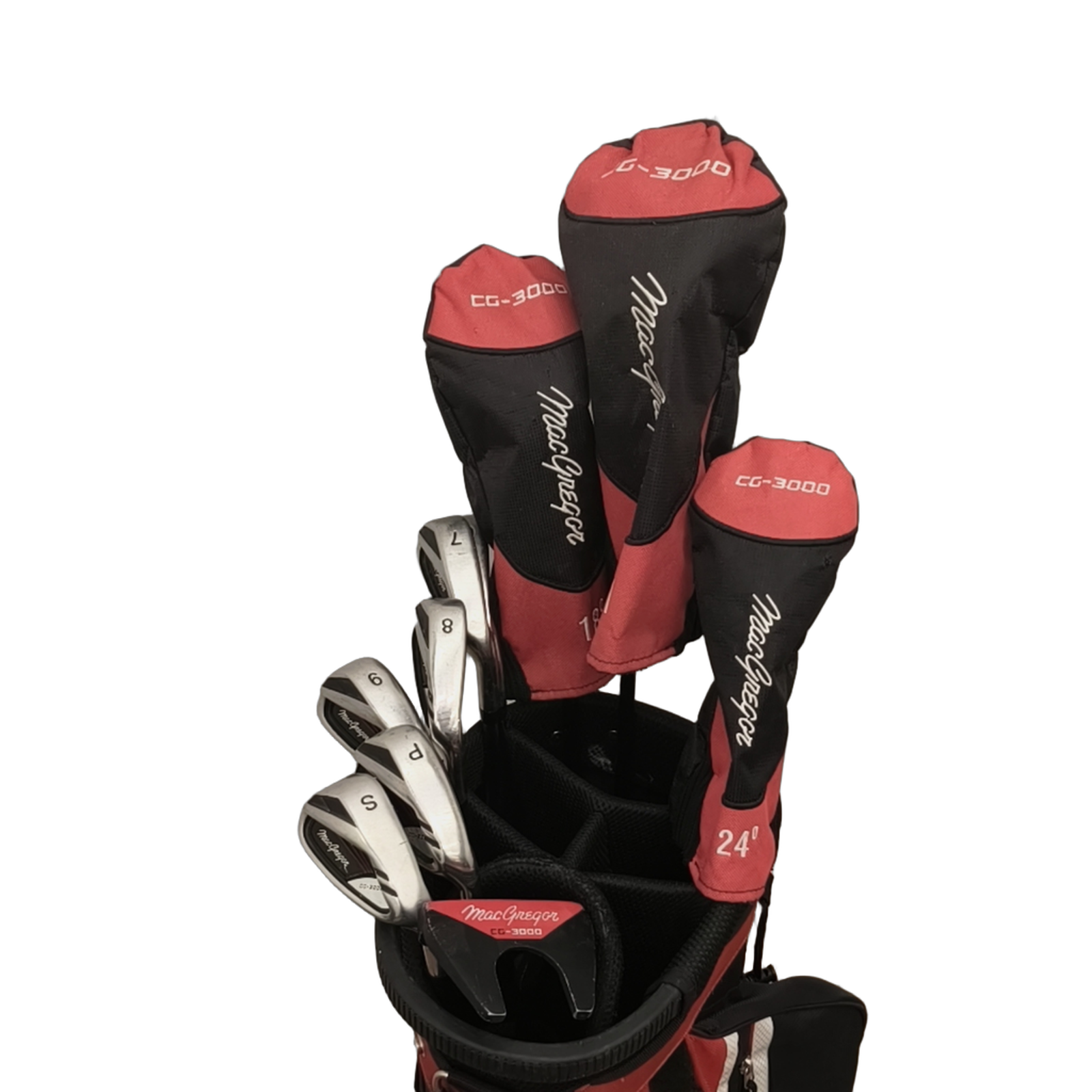 MacGregor CG-3000 Complete Set With Bag / 6-PW+SW / Flex Regular / Steel [model:birefnet-general] [bg:handrolled]