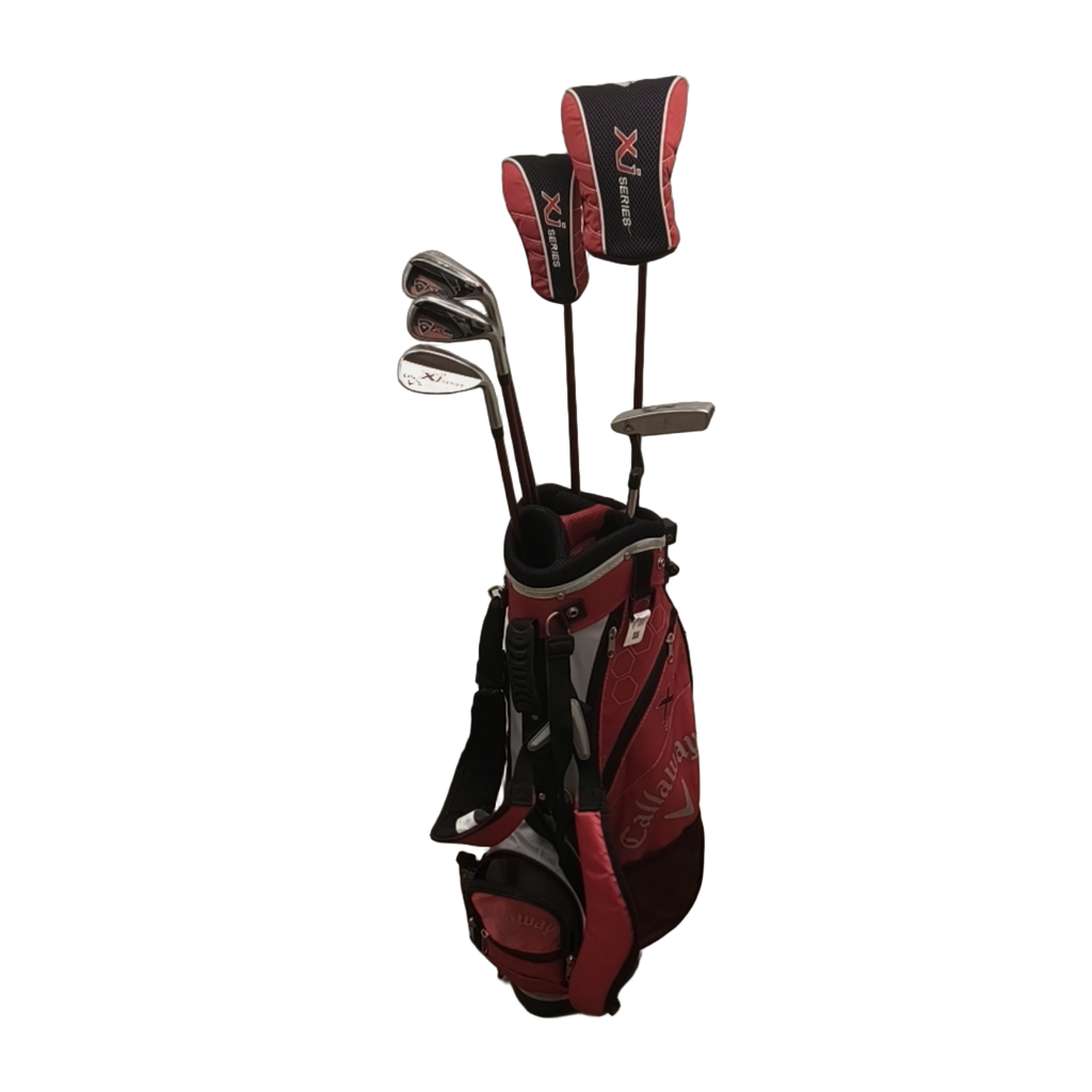 Callaway Serie XJ Juego Completo con bolsa / 7+9+SW / Flex Junior / Grafito [model:birefnet-general] [bg:handrolled]