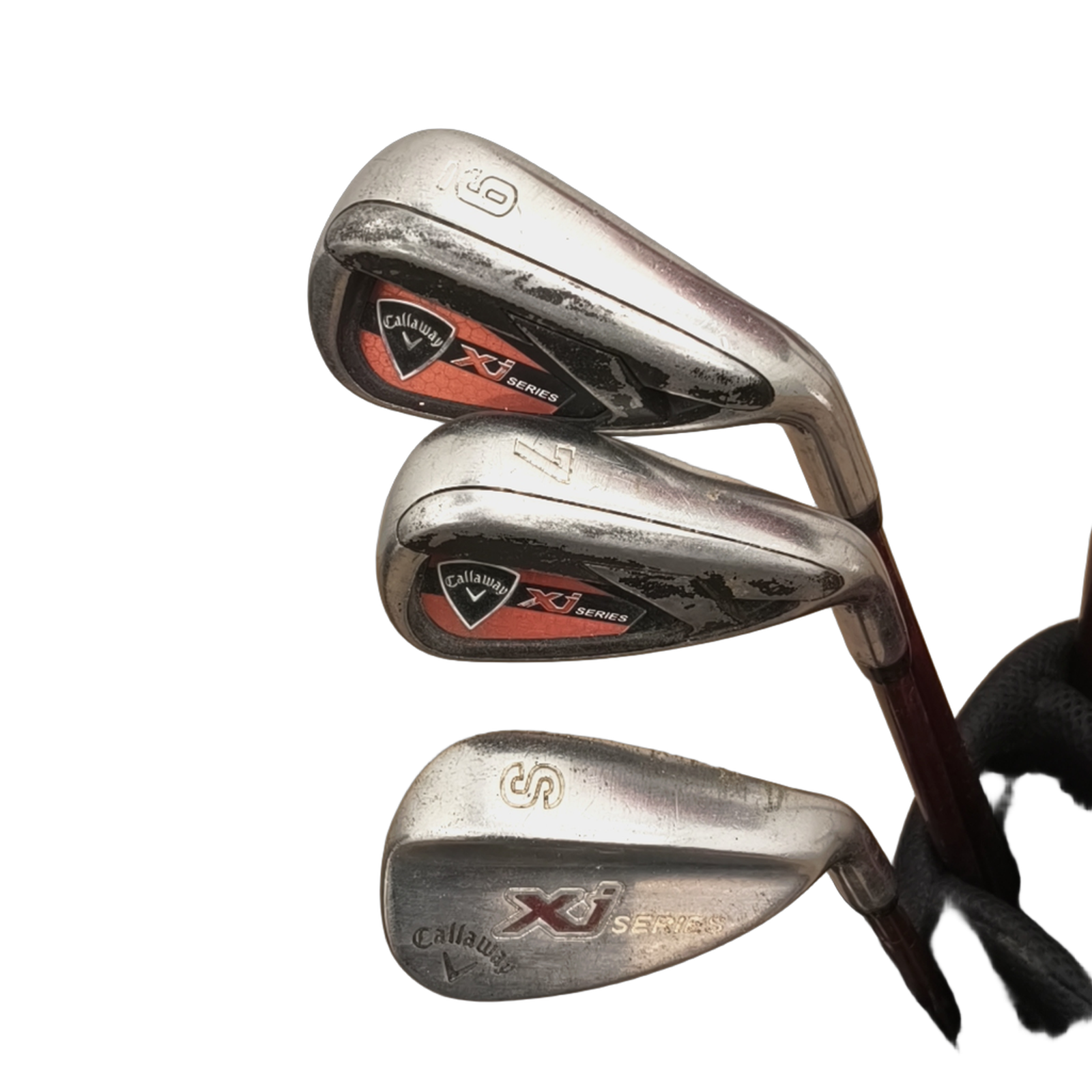 Callaway Serie XJ Juego Completo con bolsa / 7+9+SW / Flex Junior / Grafito [model:birefnet-general] [bg:handrolled]