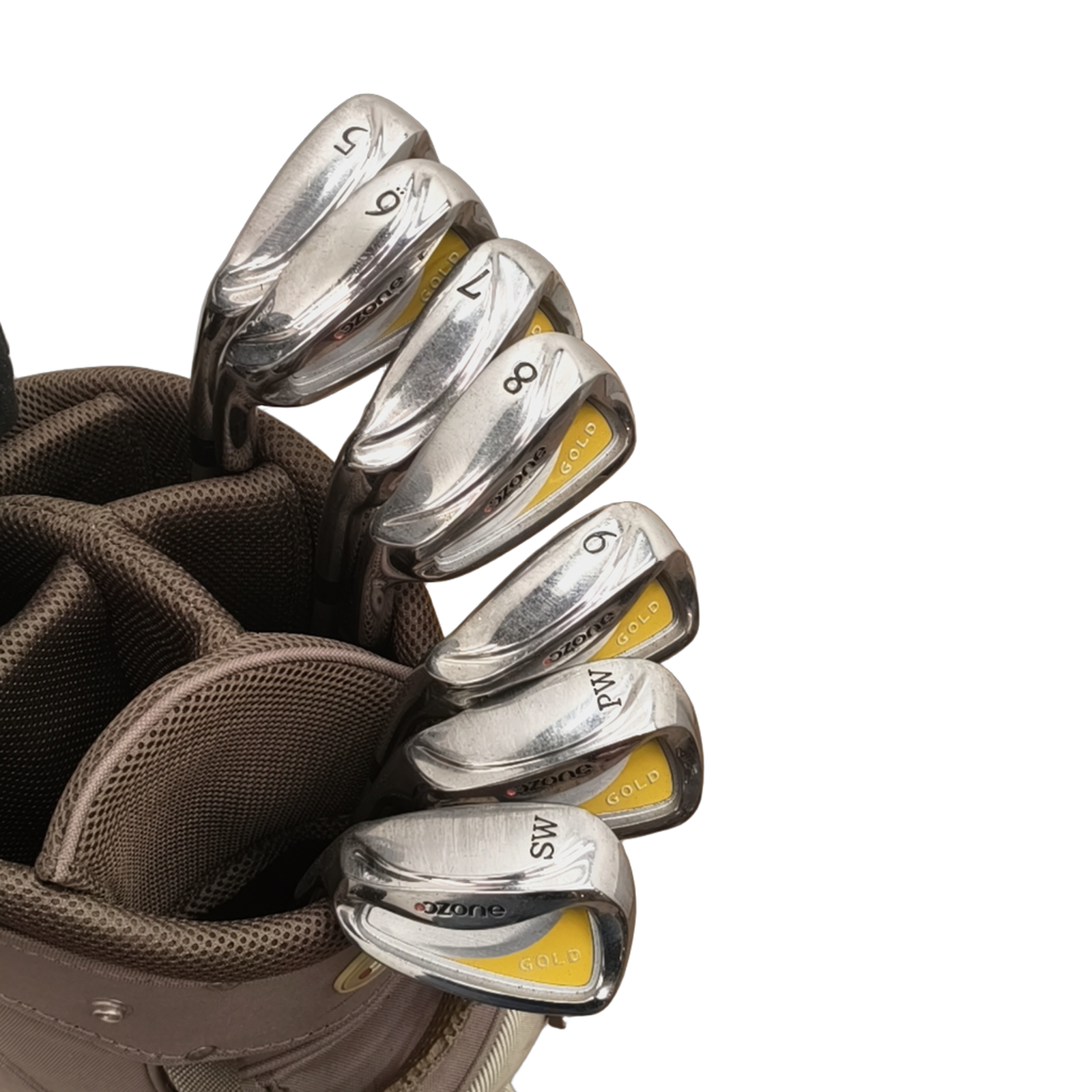 Left Ozone GOLD Complete Set With Bag / 5-PW+SW / Flex Ladies / Graphite [model:birefnet-general] [bg:handrolled]