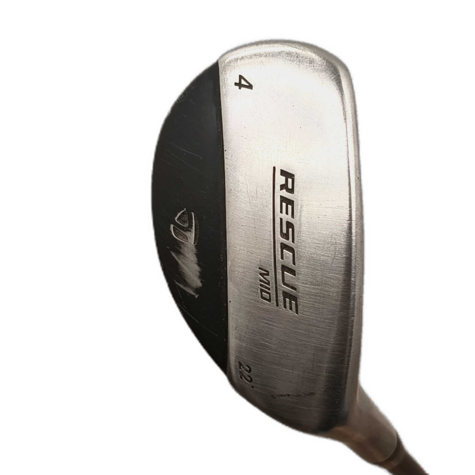 TaylorMade Rescue Hybrid / Flex Regular / #4/22 [model:silueta] [bg:handrolled]