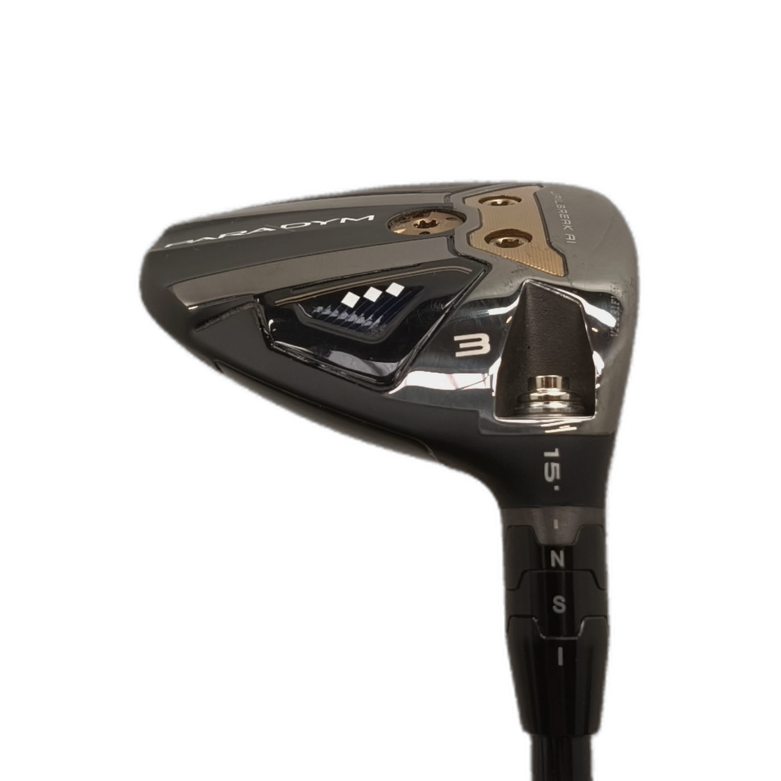 Callaway Paradym Triple Diamond Fairway Wood / Flex Stiff / #3/15 [model:silueta] [bg:handrolled]