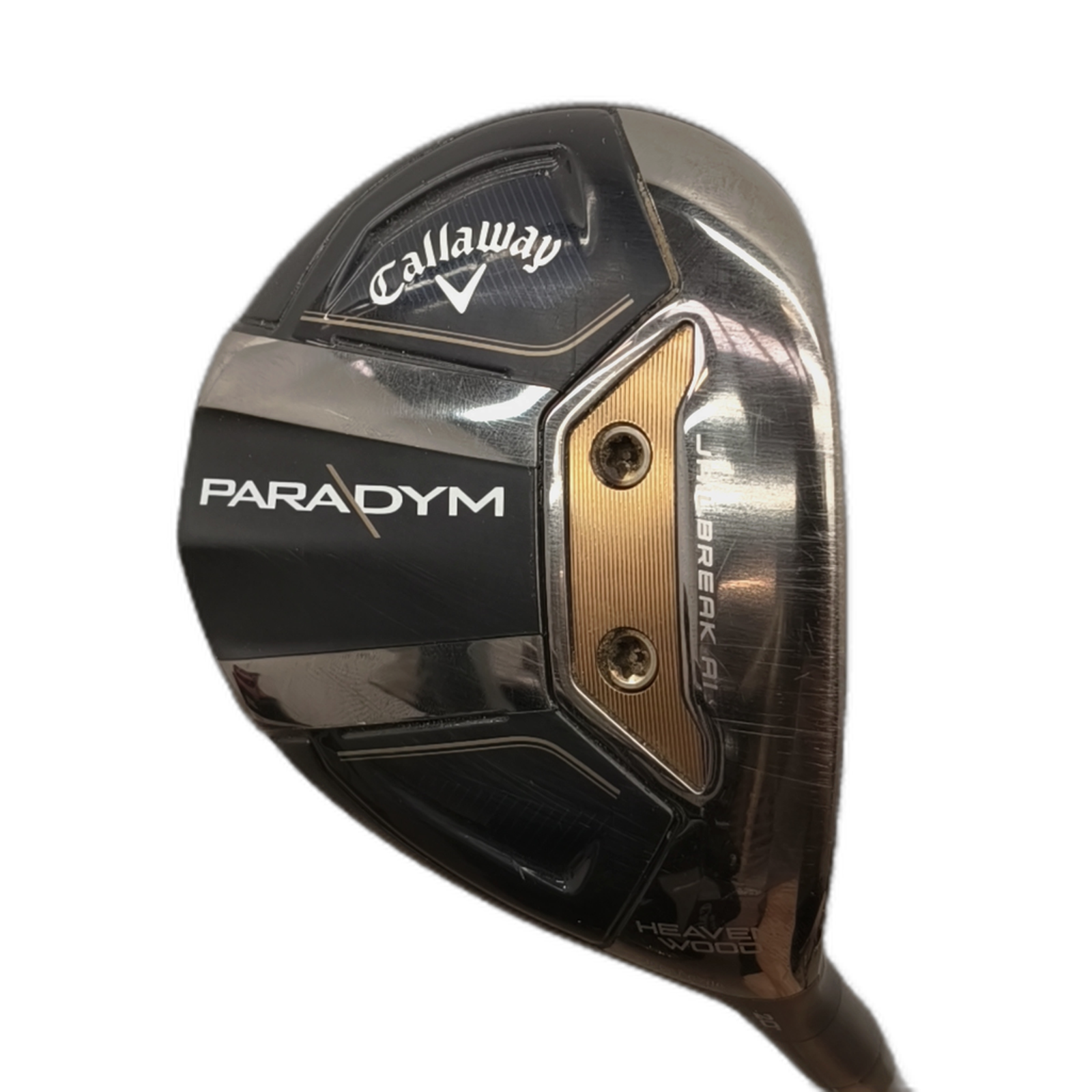 Callaway Paradym Fairway Wood / Flex A-flex / #7/20 [model:silueta] [bg:handrolled]