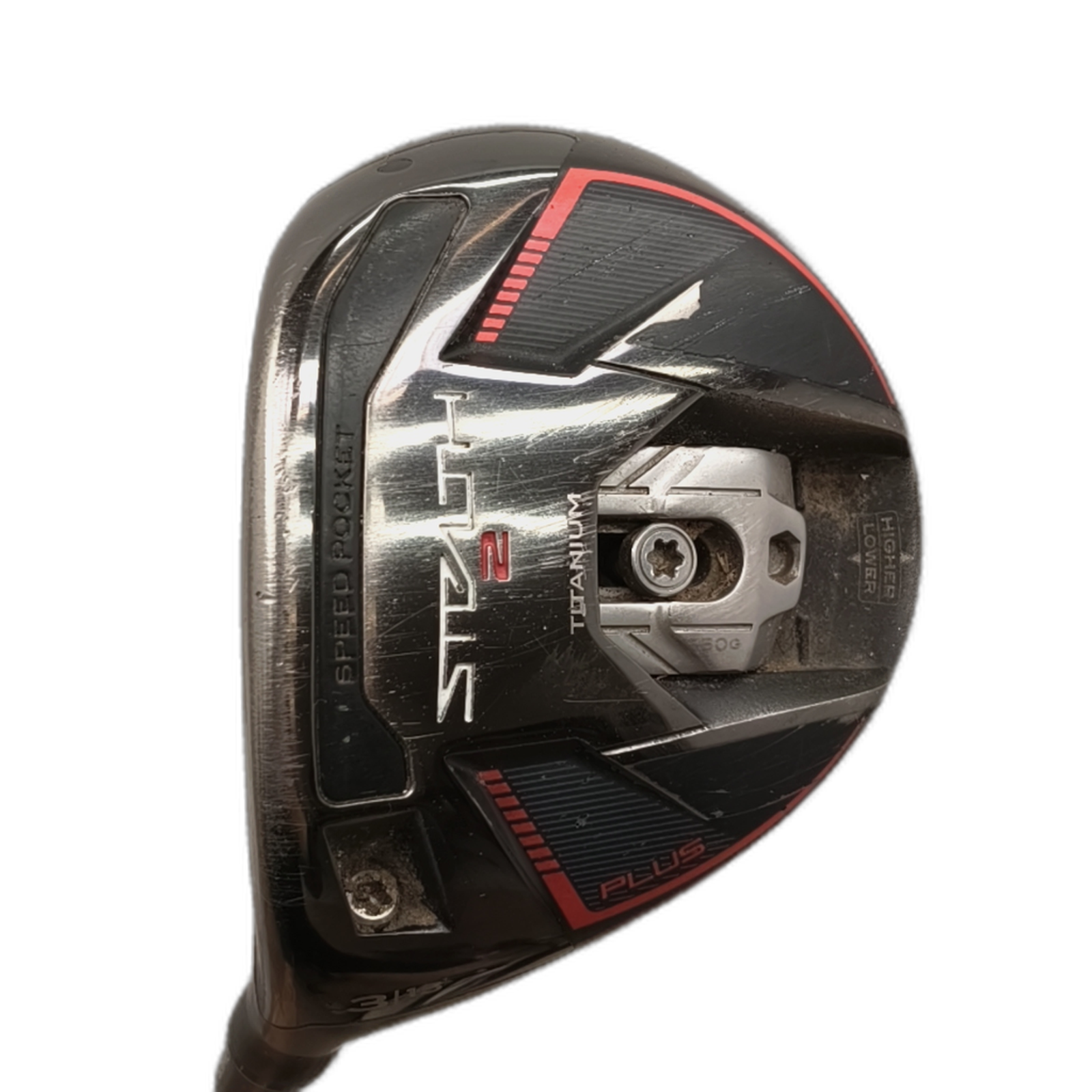 Venstre TaylorMade Stealth 2 Plus Fairway Wood / Flex Regular / #3/15 [model:silueta] [bg:handrolled]