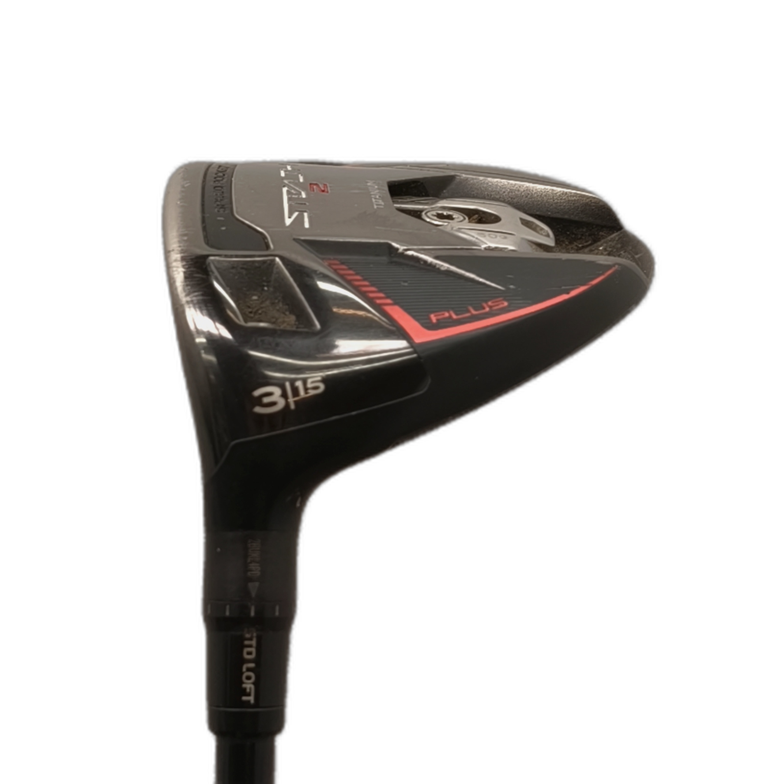 Venstre TaylorMade Stealth 2 Plus Fairway Wood / Flex Regular / #3/15 [model:silueta] [bg:handrolled]