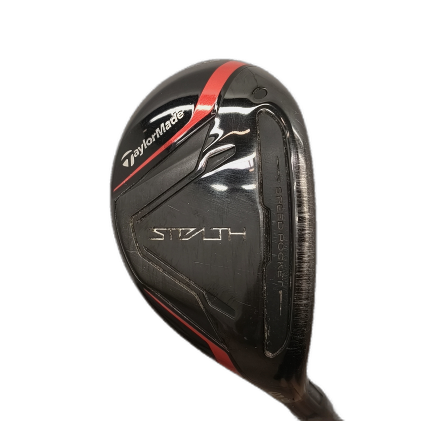TaylorMade Stealth Hybrid / Flex Regular / #6/28 [model:silueta] [bg:handrolled]