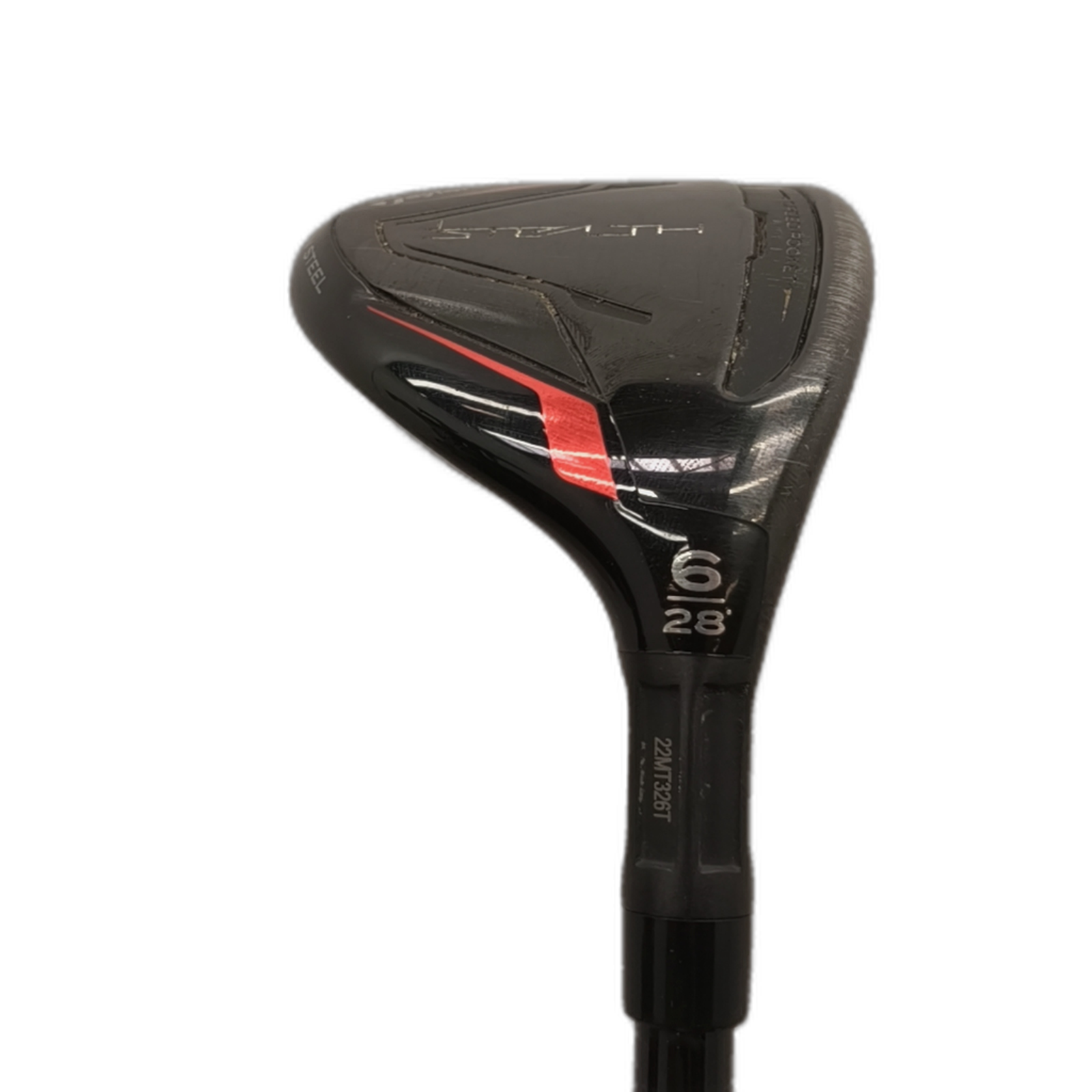 TaylorMade Stealth Hybrid / Flex Regular / #6/28 [model:silueta] [bg:handrolled]