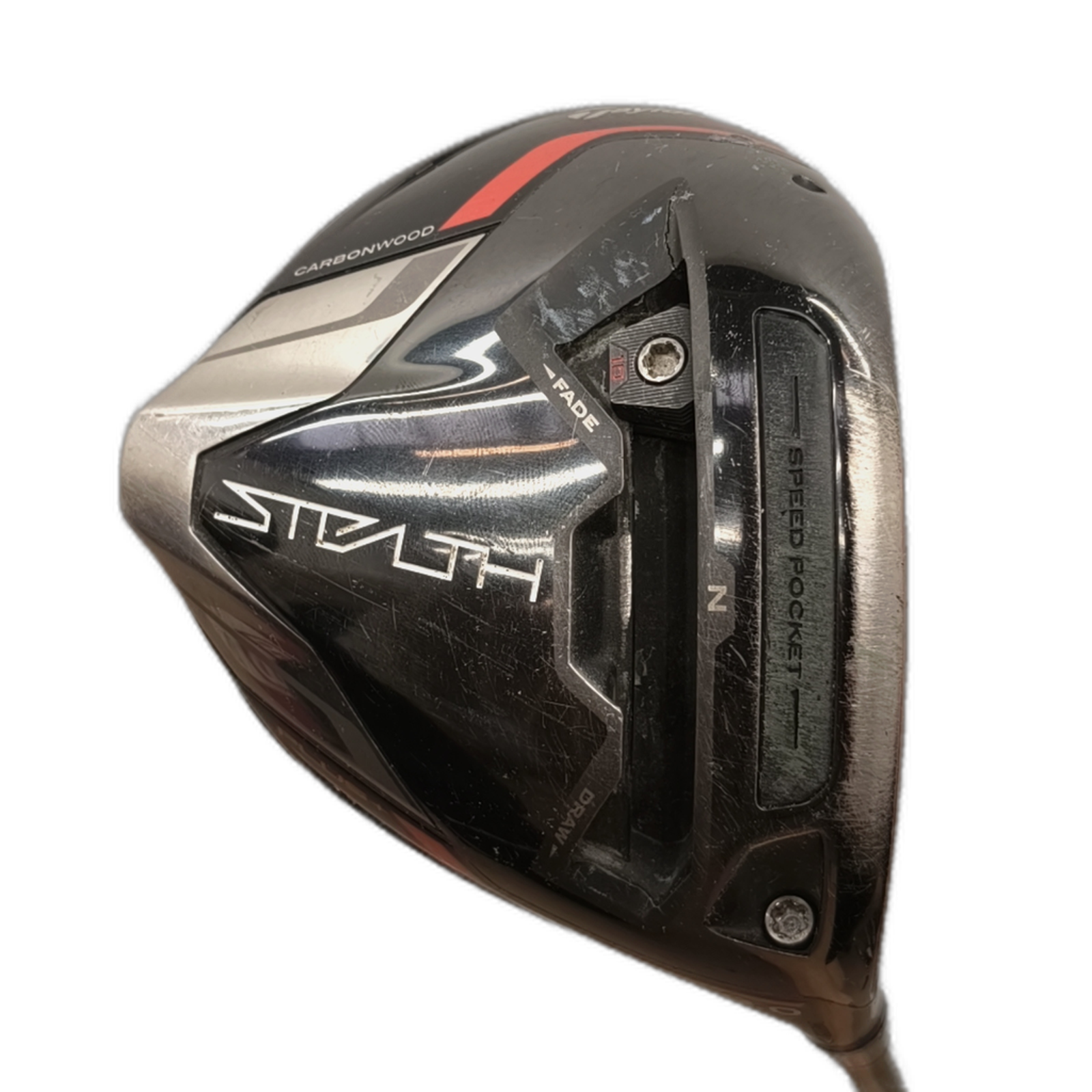 TaylorMade Stealth Plus Driver / Flex Regular / Loft 9 [model:silueta] [bg:handrolled]