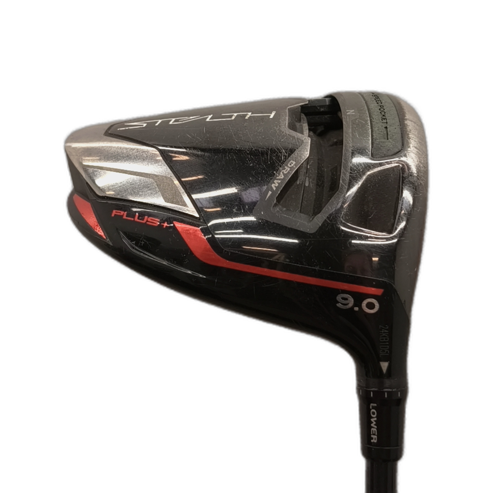 TaylorMade Stealth Plus Driver / Flex Regular / Loft 9 [model:silueta] [bg:handrolled]