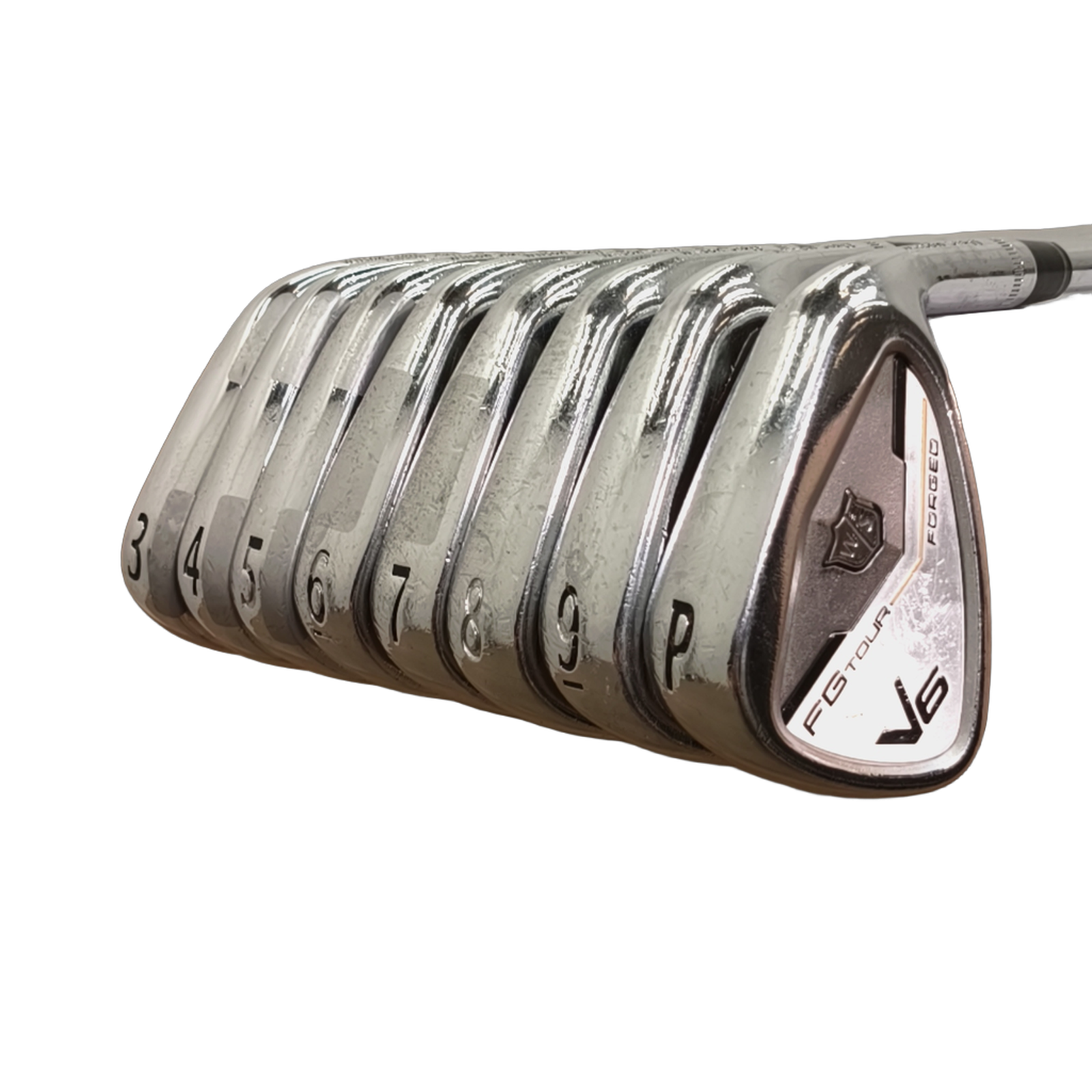 Wilson Staff FG Tour V6 Jernsæt / 3-PW / Flex Stiff / Stål [model:birefnet-general] [bg:handrolled]