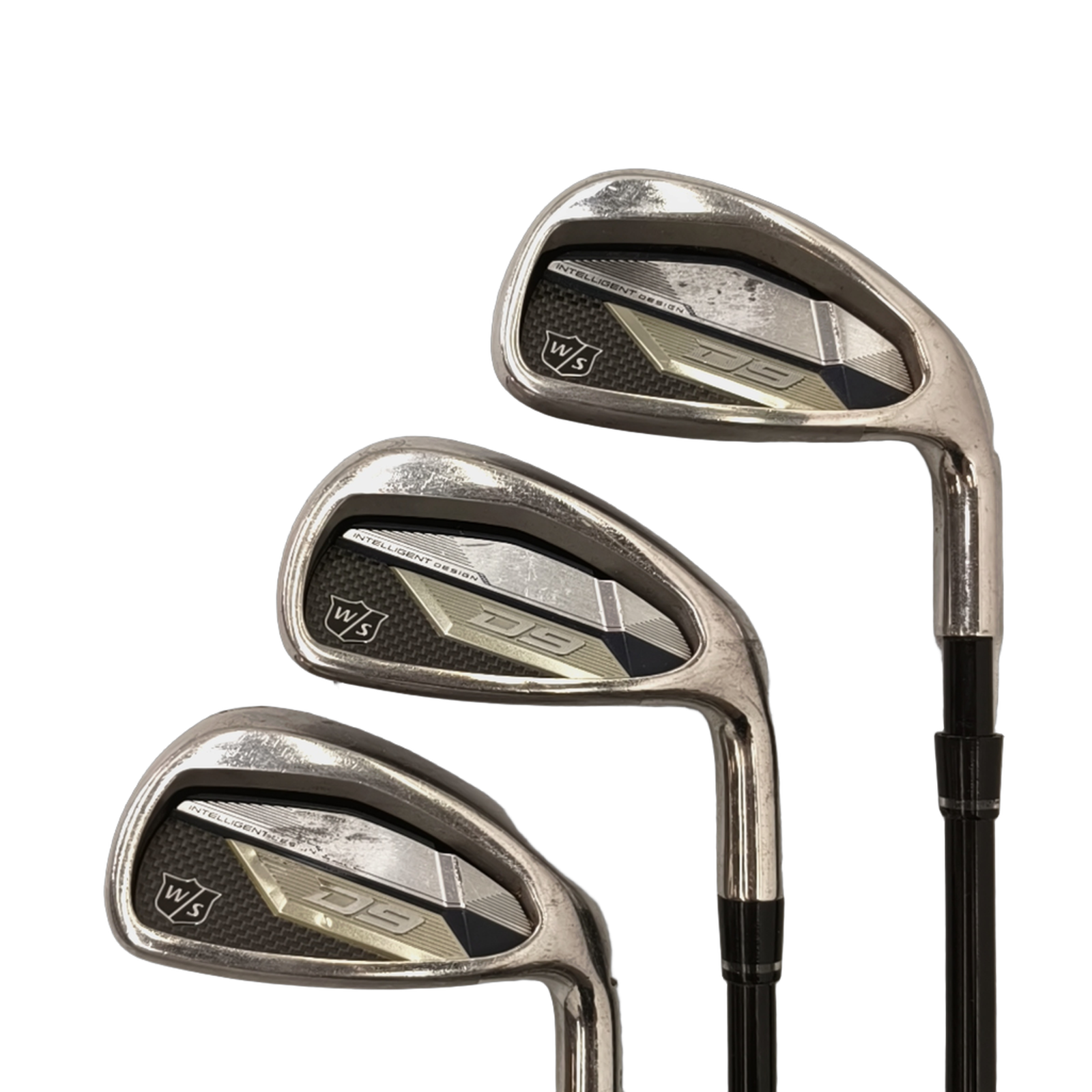 Wilson Staff D9 Jernsæt / 6-PW+GW / Flex A-flex / Grafit [model:birefnet-general] [bg:handrolled]