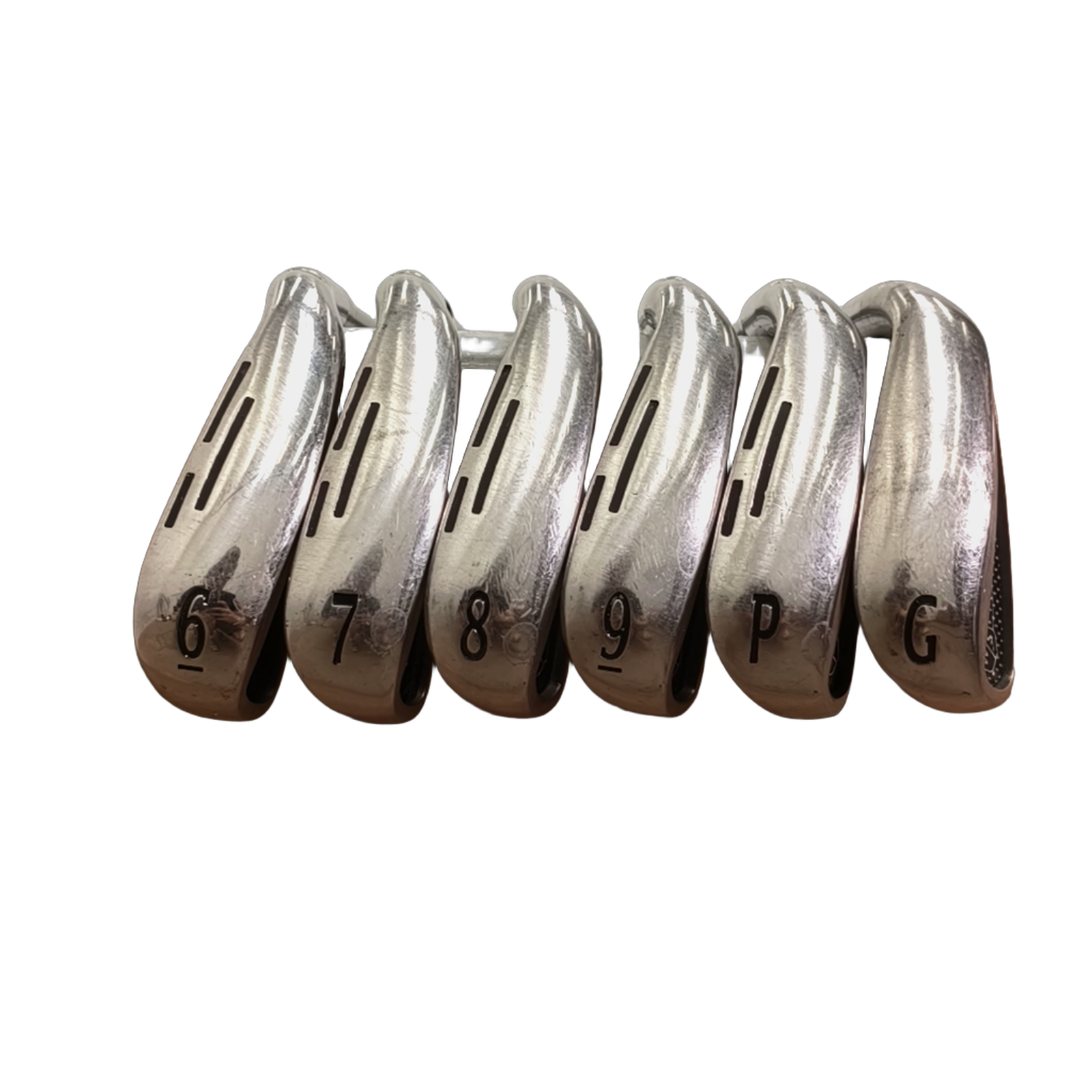 Wilson Staff D9 Jernsæt / 6-PW+GW / Flex A-flex / Grafit [model:birefnet-general] [bg:handrolled]
