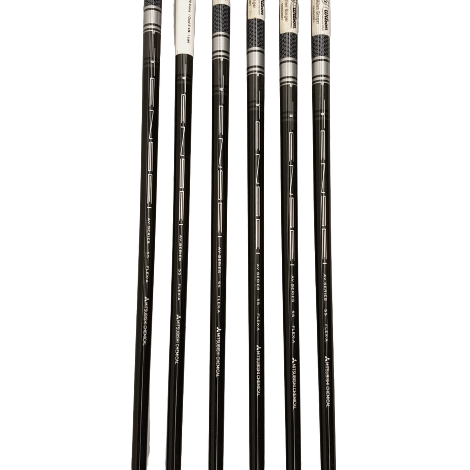 Wilson Staff D9 Jernsæt / 6-PW+GW / Flex A-flex / Grafit [model:birefnet-general] [bg:handrolled]