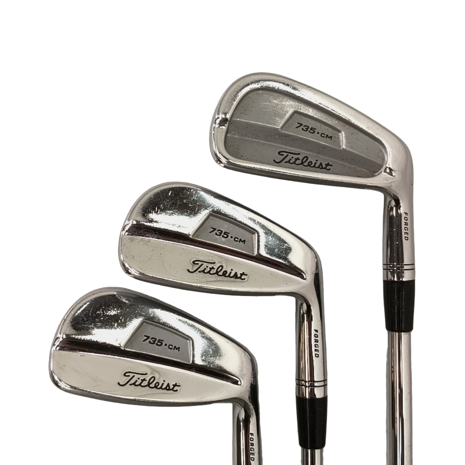 Titleist 735 CM Jernsæt / 4-PW / Flex Stiff / Stål [model:birefnet-general] [bg:handrolled]