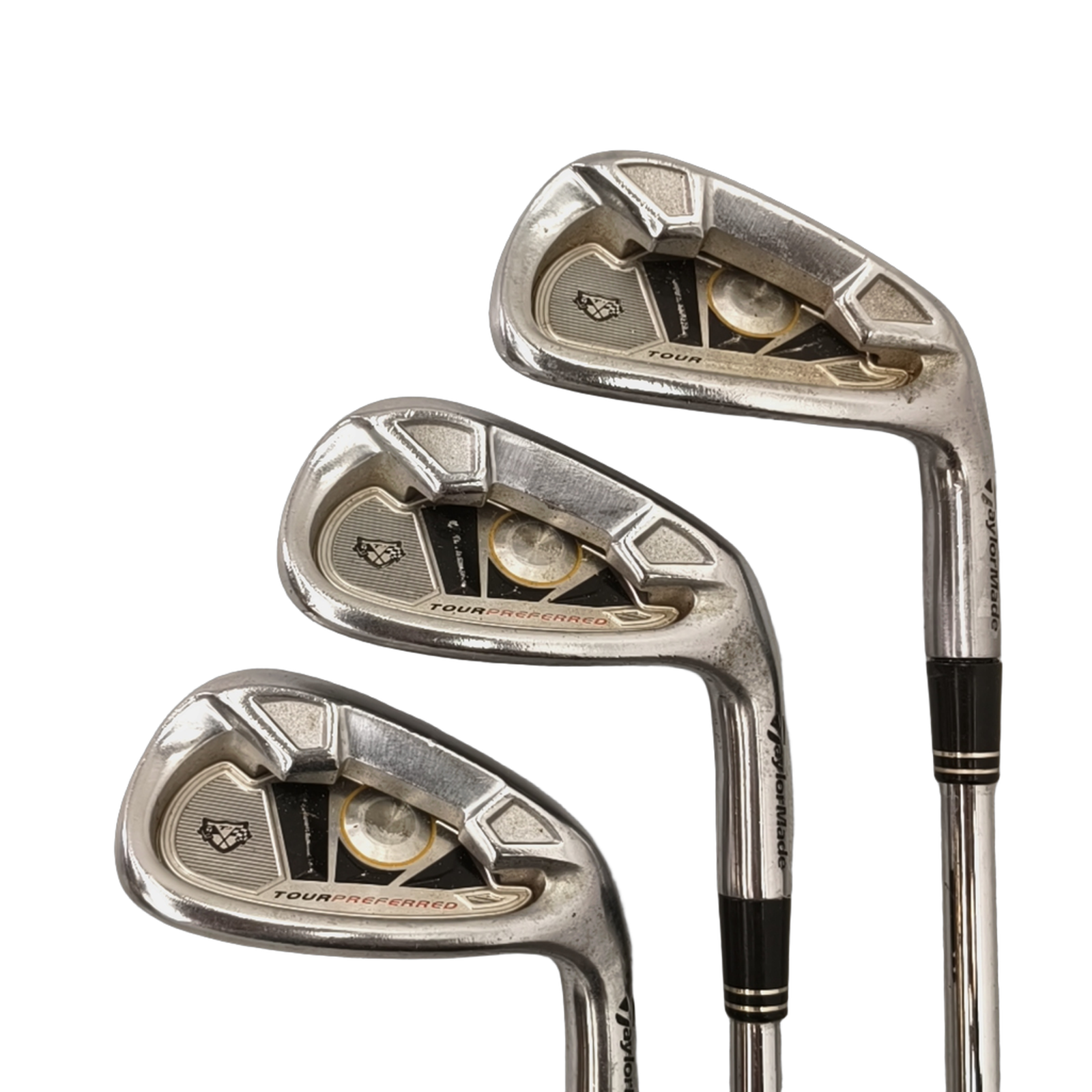 TaylorMade Tour Preferred  Jernsæt / 3-PW / Flex Stiff / Stål [model:birefnet-general] [bg:handrolled]