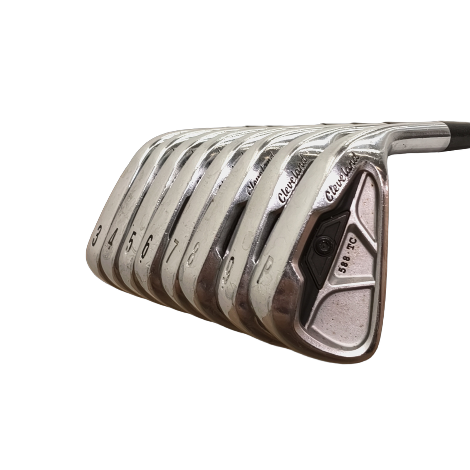 Cleveland 588-TC Jernsæt / 3-PW / Flex Regular / Stål [model:birefnet-general] [bg:handrolled]