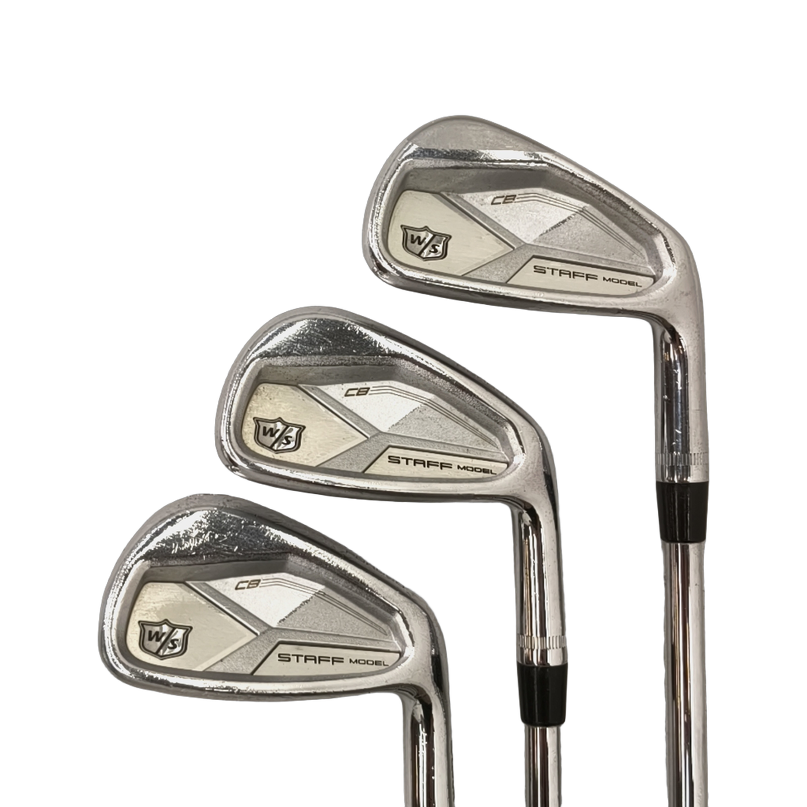 Wilson Staff CB Staff Model Jernsæt / 3-PW / Flex Regular / Stål [model:birefnet-general] [bg:handrolled]