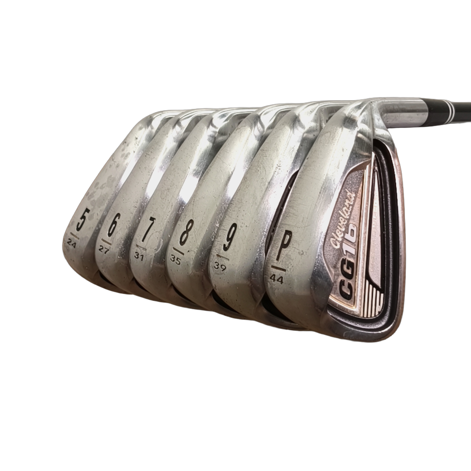 Cleveland CG16 Jernsæt / 5-PW / Flex A-flex / Grafit [model:birefnet-general] [bg:handrolled]