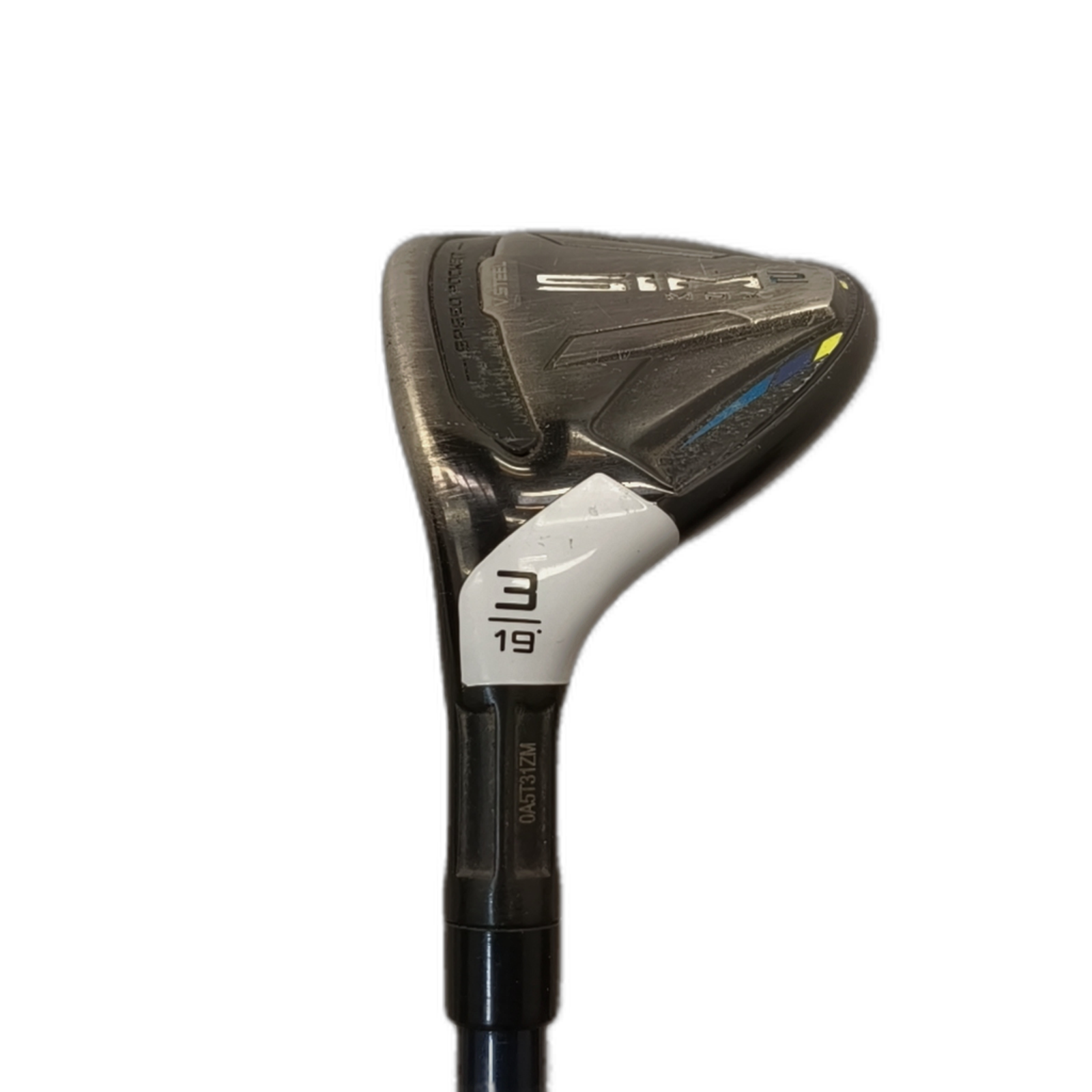 Venstre TaylorMade Sim 2 Max Hybrid / Flex Regular / #3/19 [model:silueta] [bg:handrolled]