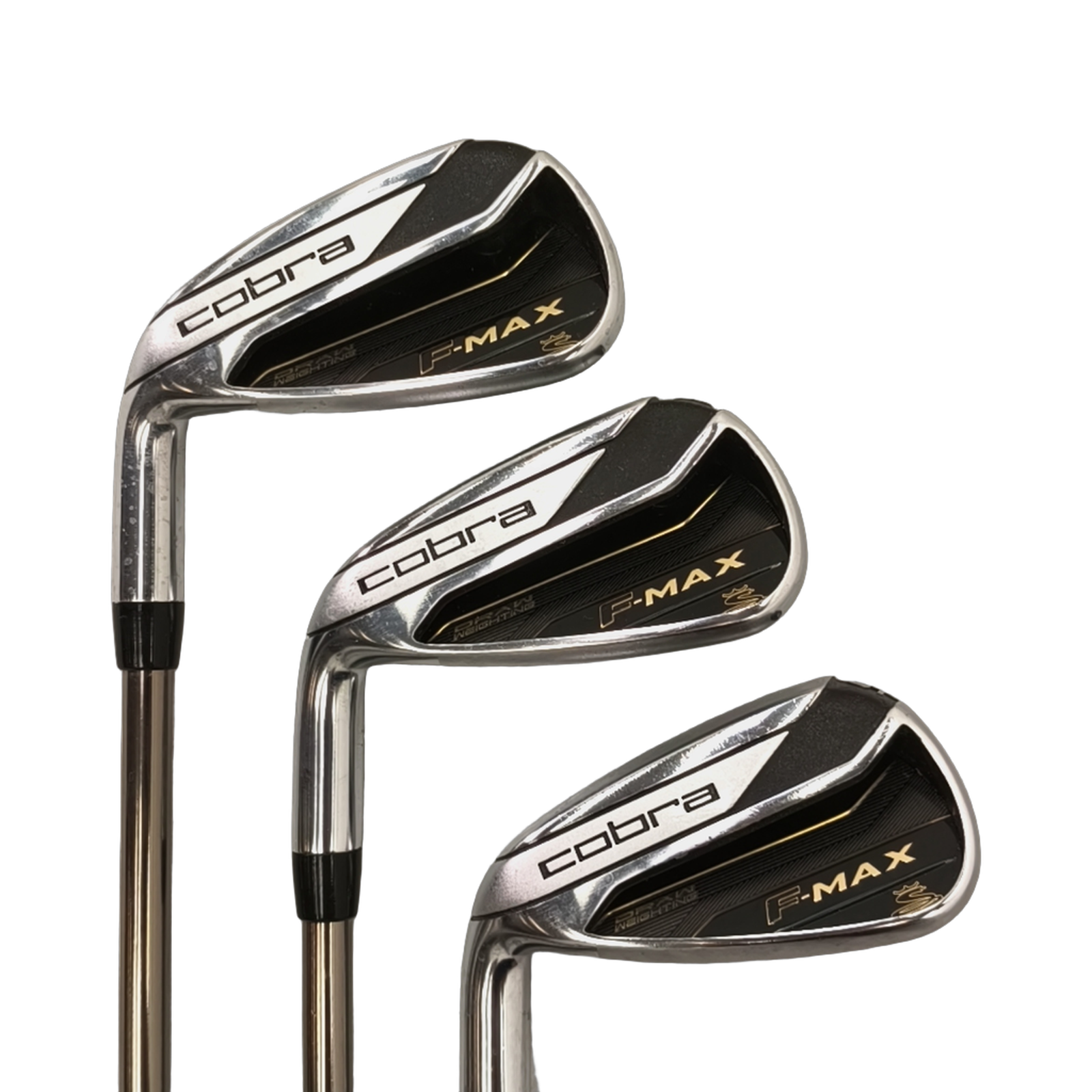 Venstre Cobra F-Max Jernsæt / 7-PW+SW / Flex A-flex / Grafit [model:birefnet-general] [bg:handrolled]
