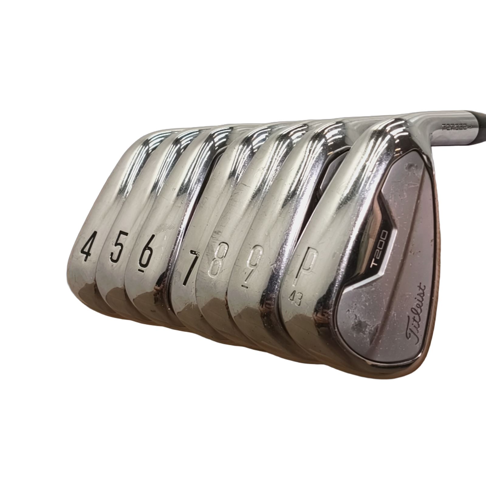 Titleist T200 2021 Jernsæt / 4-PW / Flex Stiff / Stål [model:birefnet-general] [bg:handrolled]