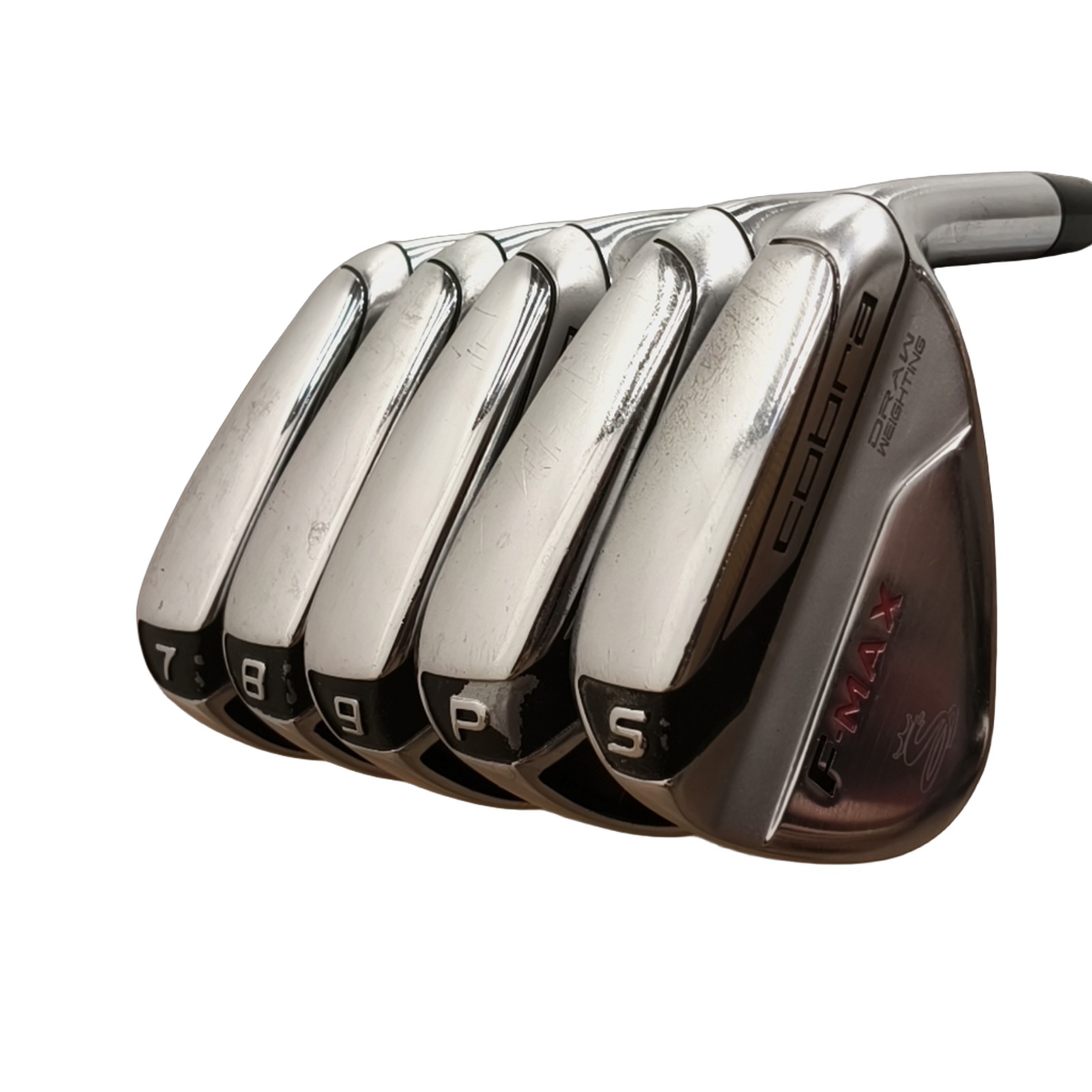 Cobra F-Max Jernsæt / 7-PW+SW / Flex Ladies / Grafit [model:birefnet-general] [bg:handrolled]