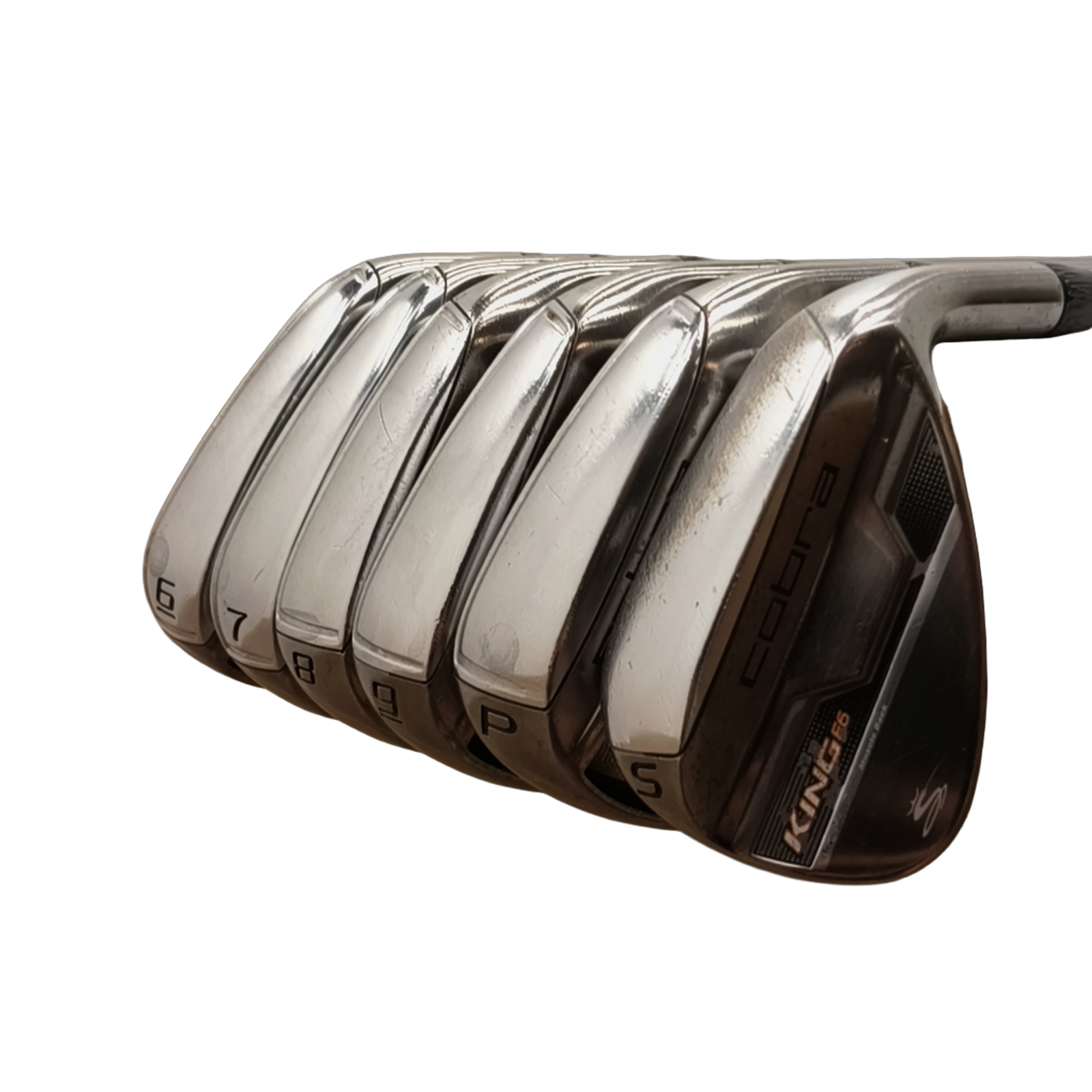 Cobra King F6 Jernsæt / 6-PW+SW / Flex Regular / Grafit [model:birefnet-general] [bg:handrolled]