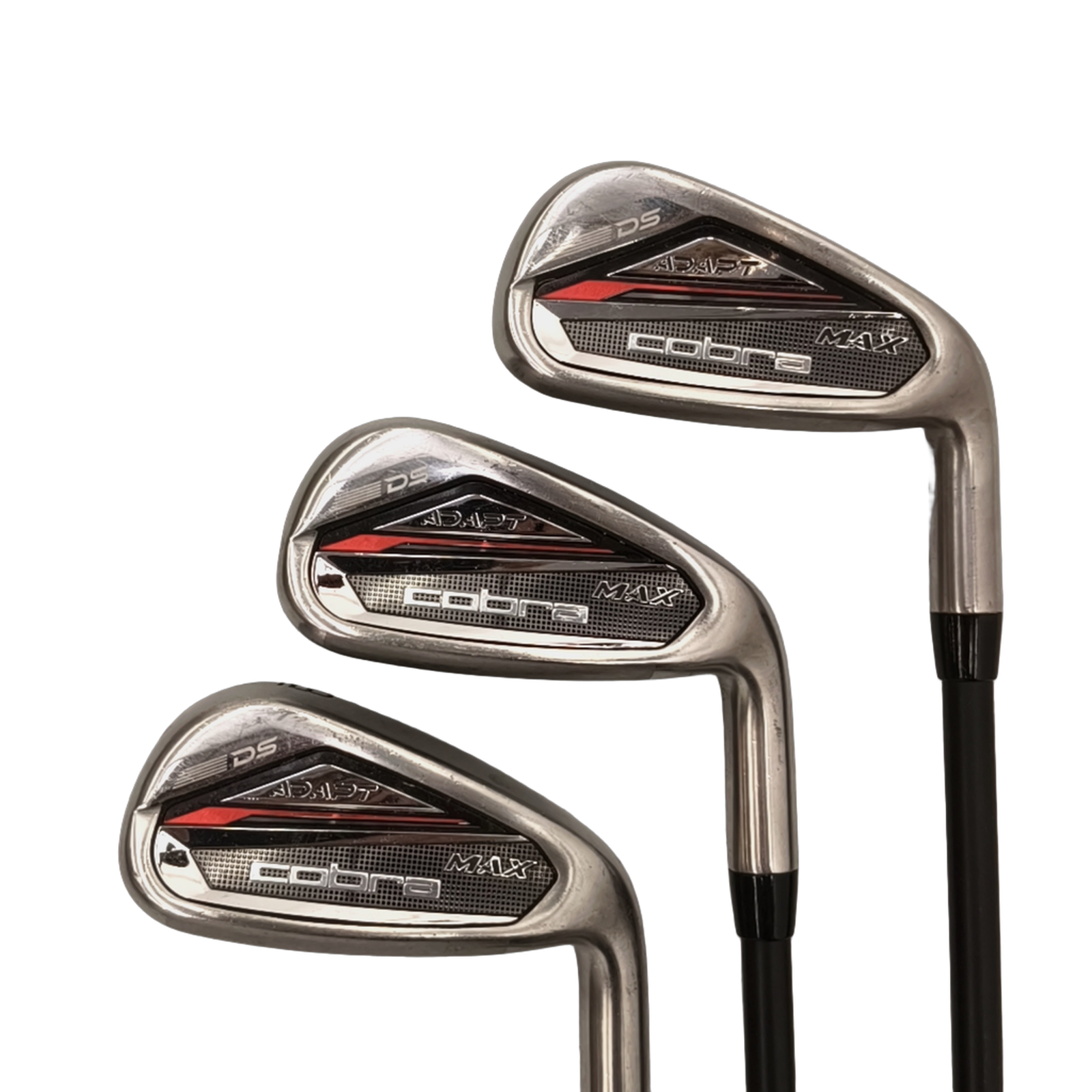 Cobra DS-Adapt Max Jernsæt / 5-PW / Flex Regular / Grafit [model:birefnet-general] [bg:handrolled]