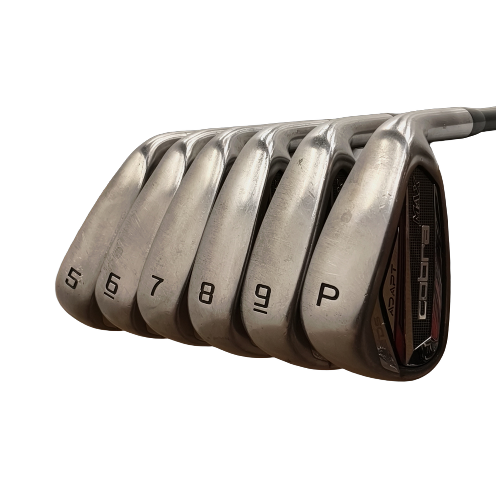Cobra DS-Adapt Max Jernsæt / 5-PW / Flex Regular / Grafit [model:birefnet-general] [bg:handrolled]