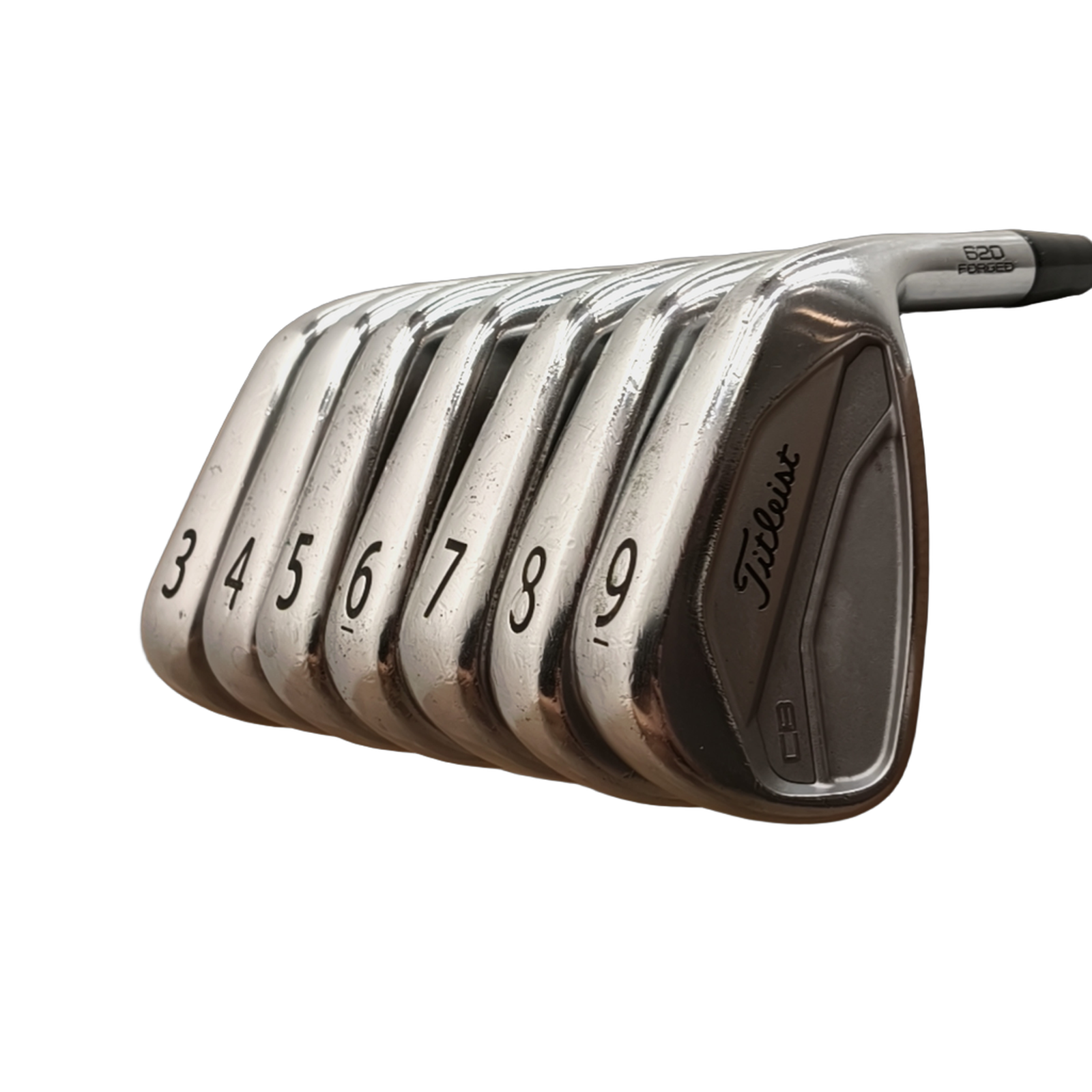 Titleist CB 620 Jernsæt / 3-9i / Flex X-Stiff / Stål [model:birefnet-general] [bg:handrolled]