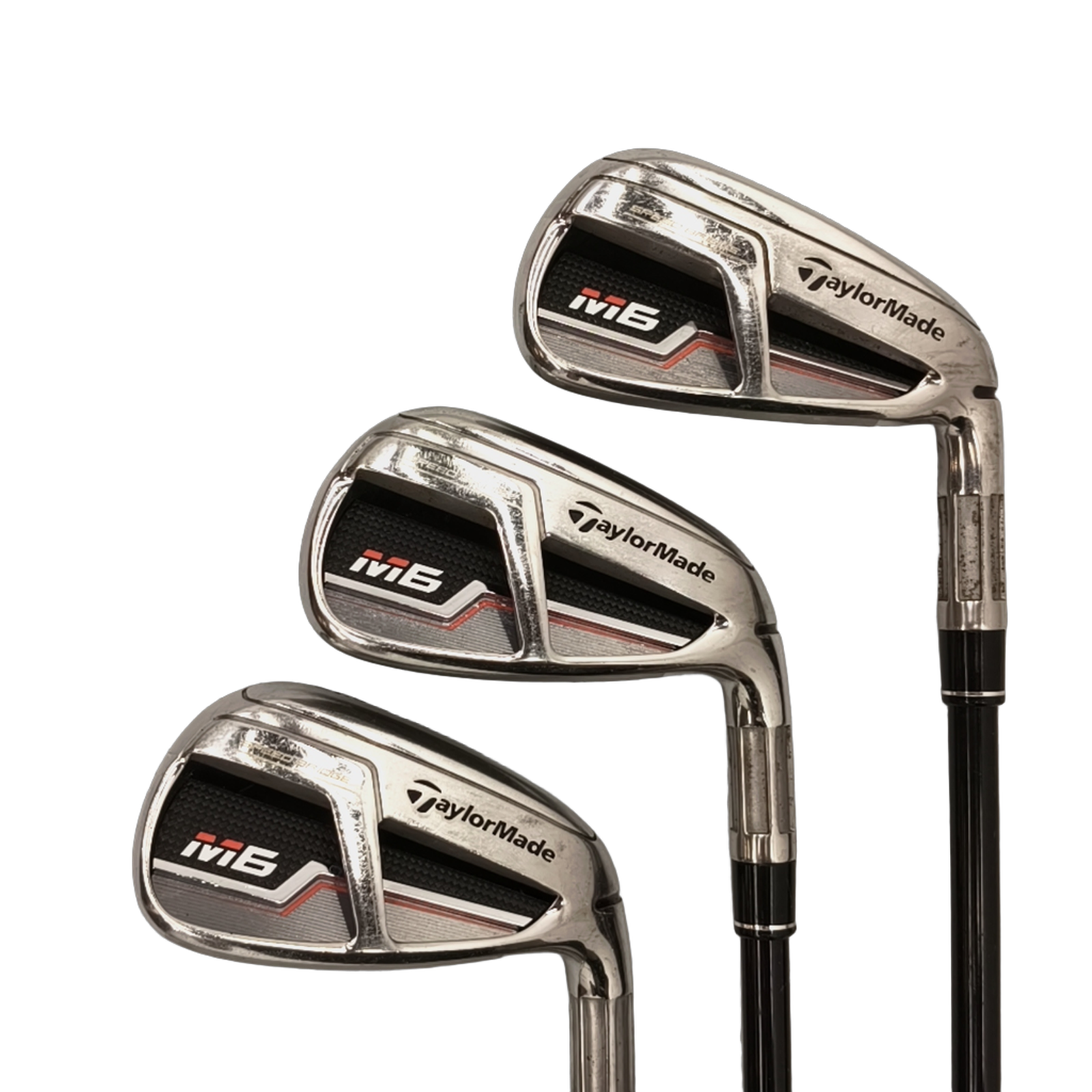 TaylorMade M6 Jernsæt / 5-PW+SW / Flex Regular / Grafit [model:birefnet-general] [bg:handrolled]