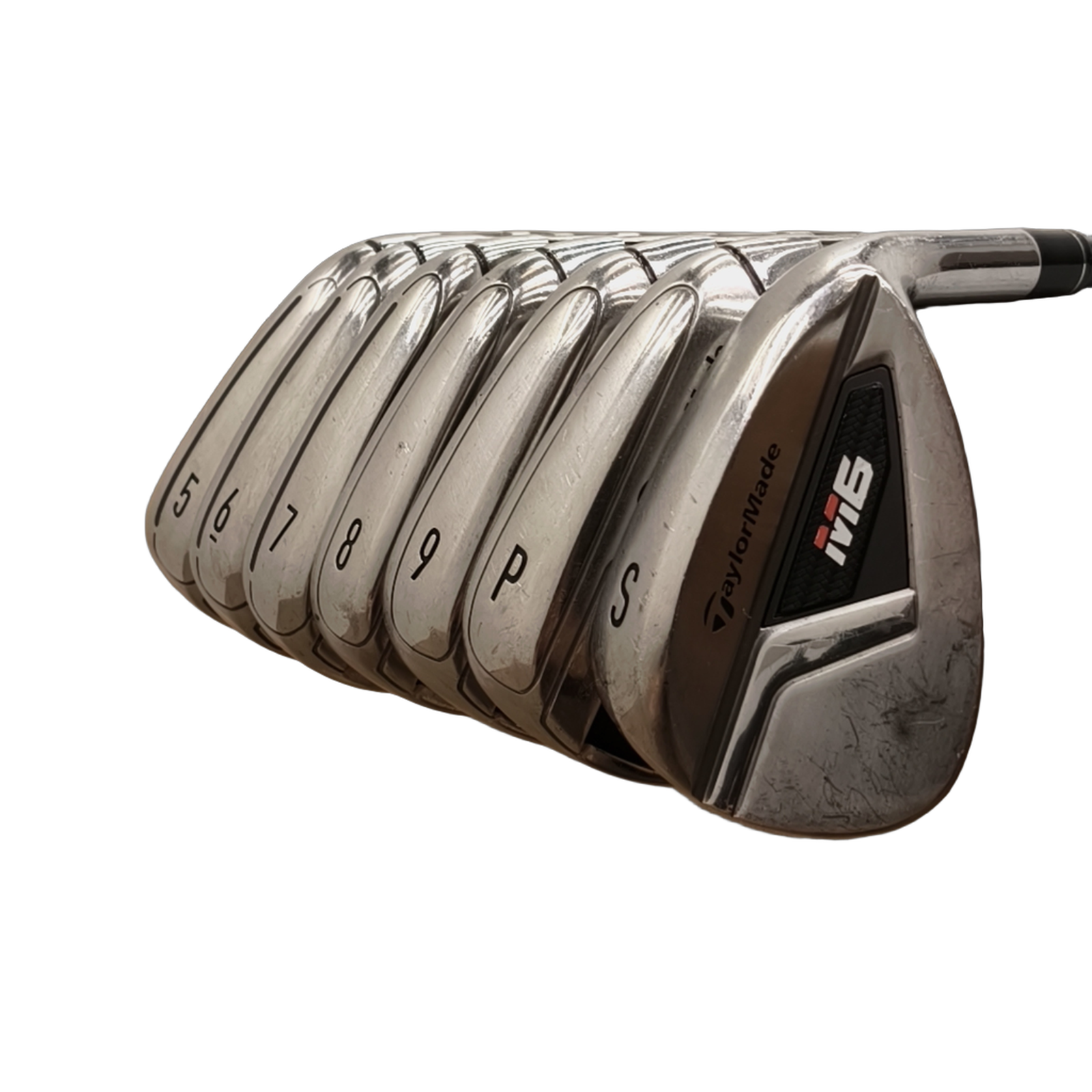 TaylorMade M6 Jernsæt / 5-PW+SW / Flex Regular / Grafit [model:birefnet-general] [bg:handrolled]