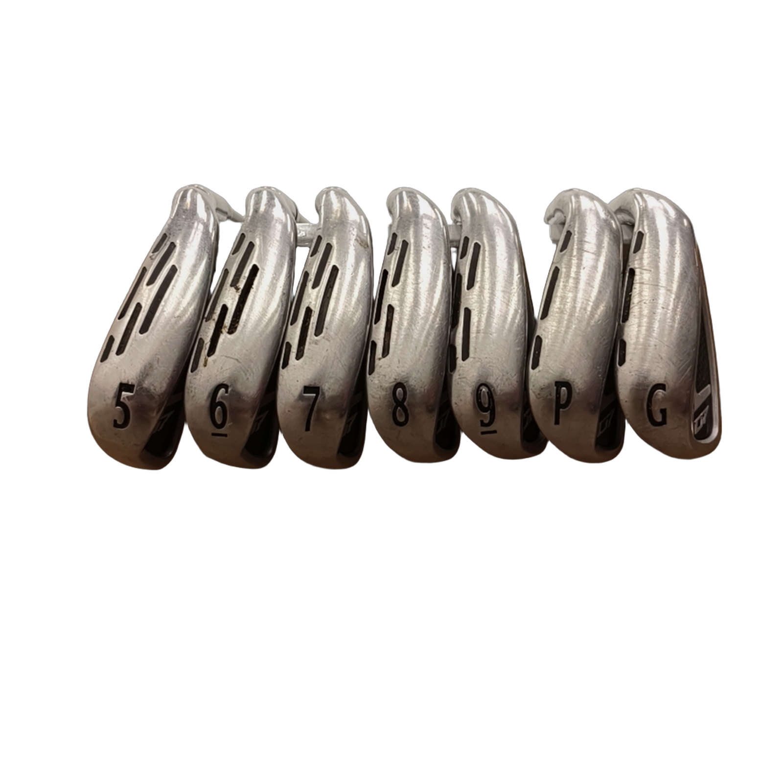 Wilson Staff D7 Jernsæt / 5-PW+GW / Flex Stiff / Grafit [model:birefnet-general] [bg:handrolled]