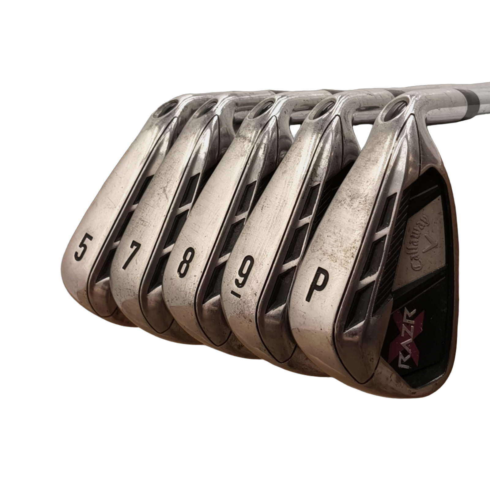 Callaway RAZR Jernsæt / 5+7-PW / Flex Uniflex / Stål [model:birefnet-general] [bg:handrolled]